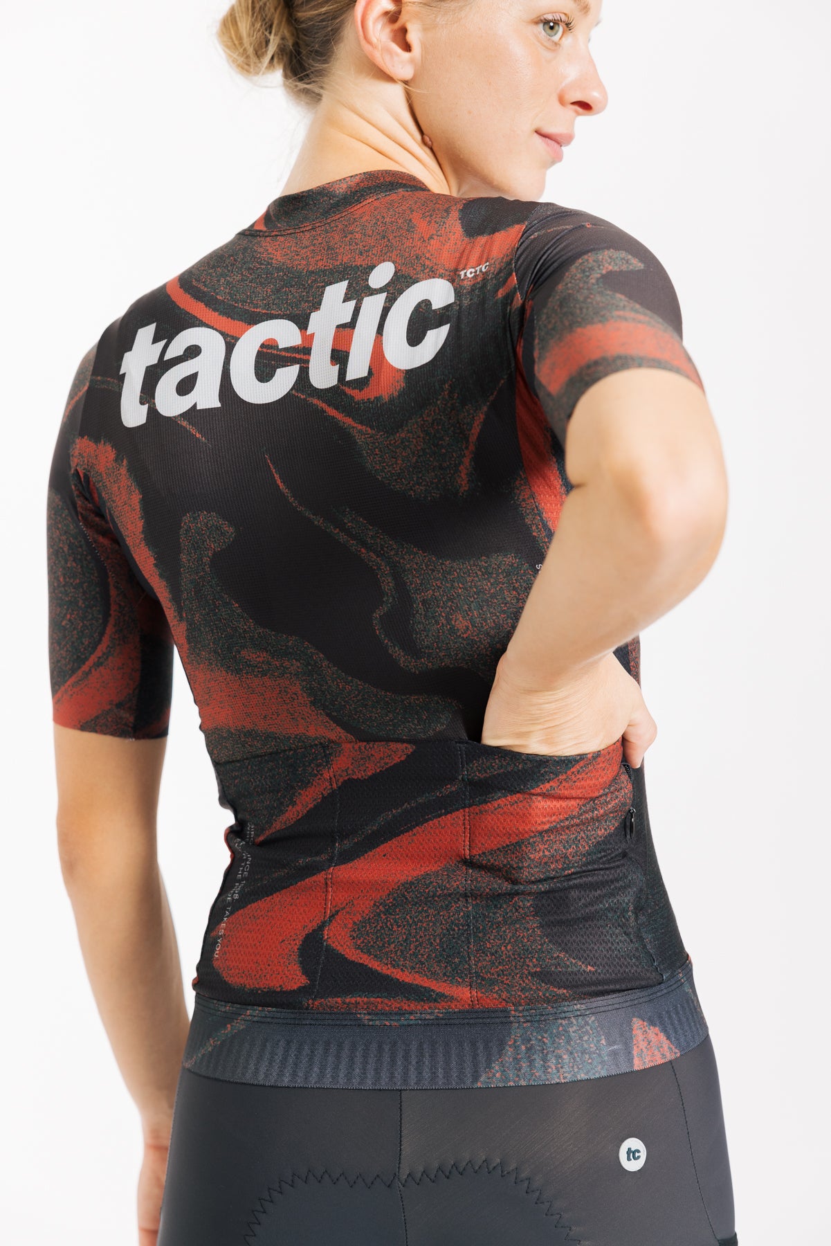 Women's Divide Short Sleeve Jersey - Red