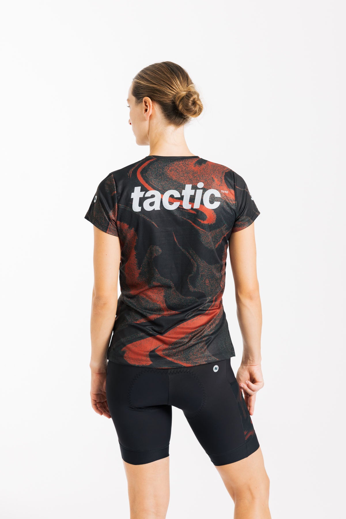 Women's Divide T-Shirt - Red