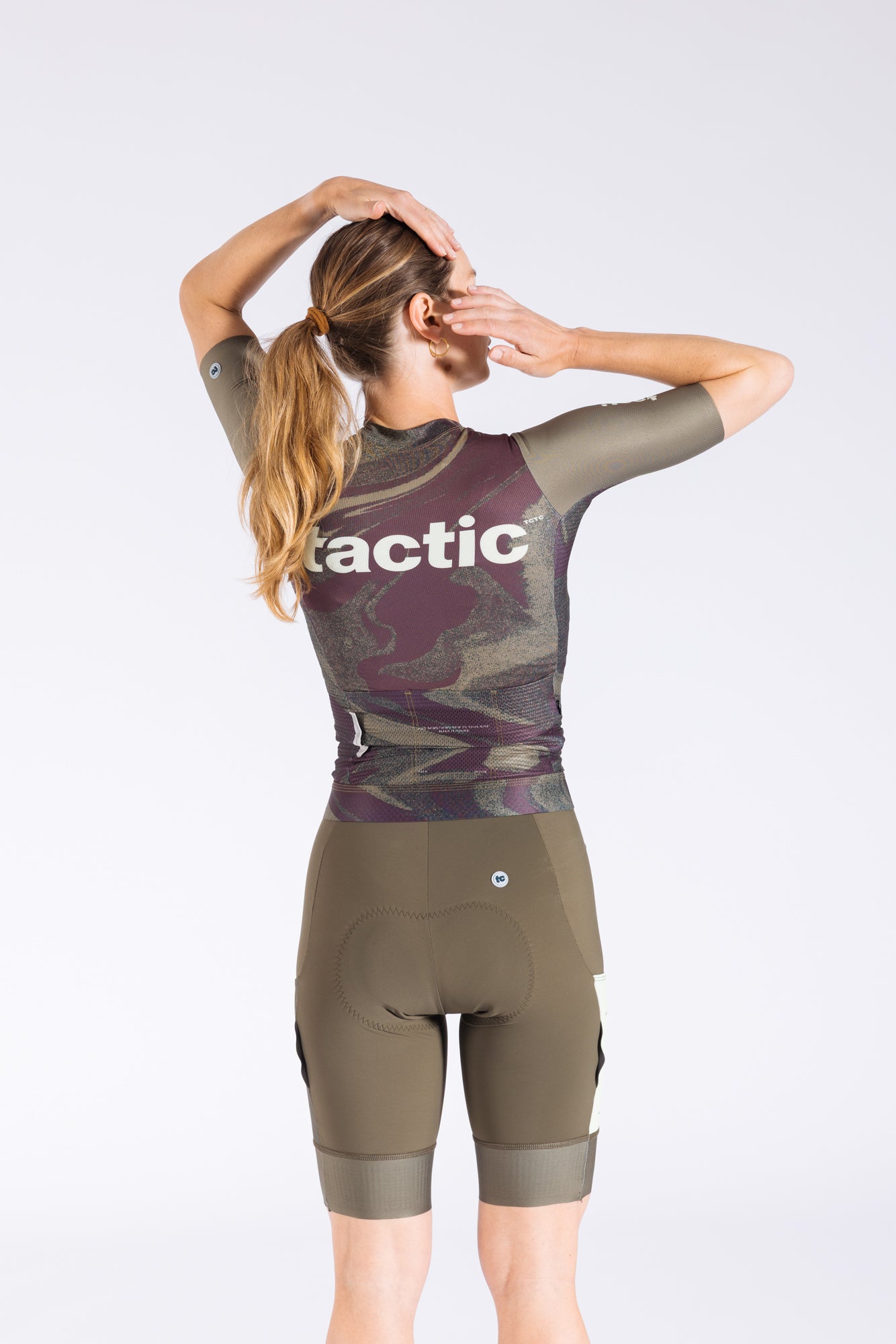 Maillot Manches Courtes Divide Femme - Green