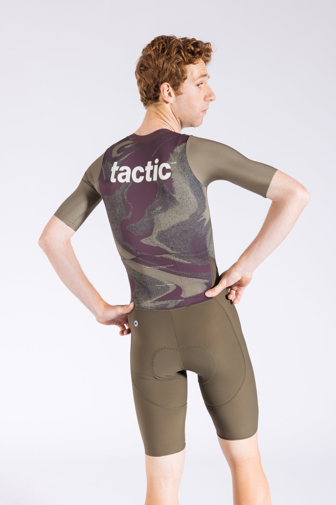 Divide Short Sleeve Skinsuit - Green