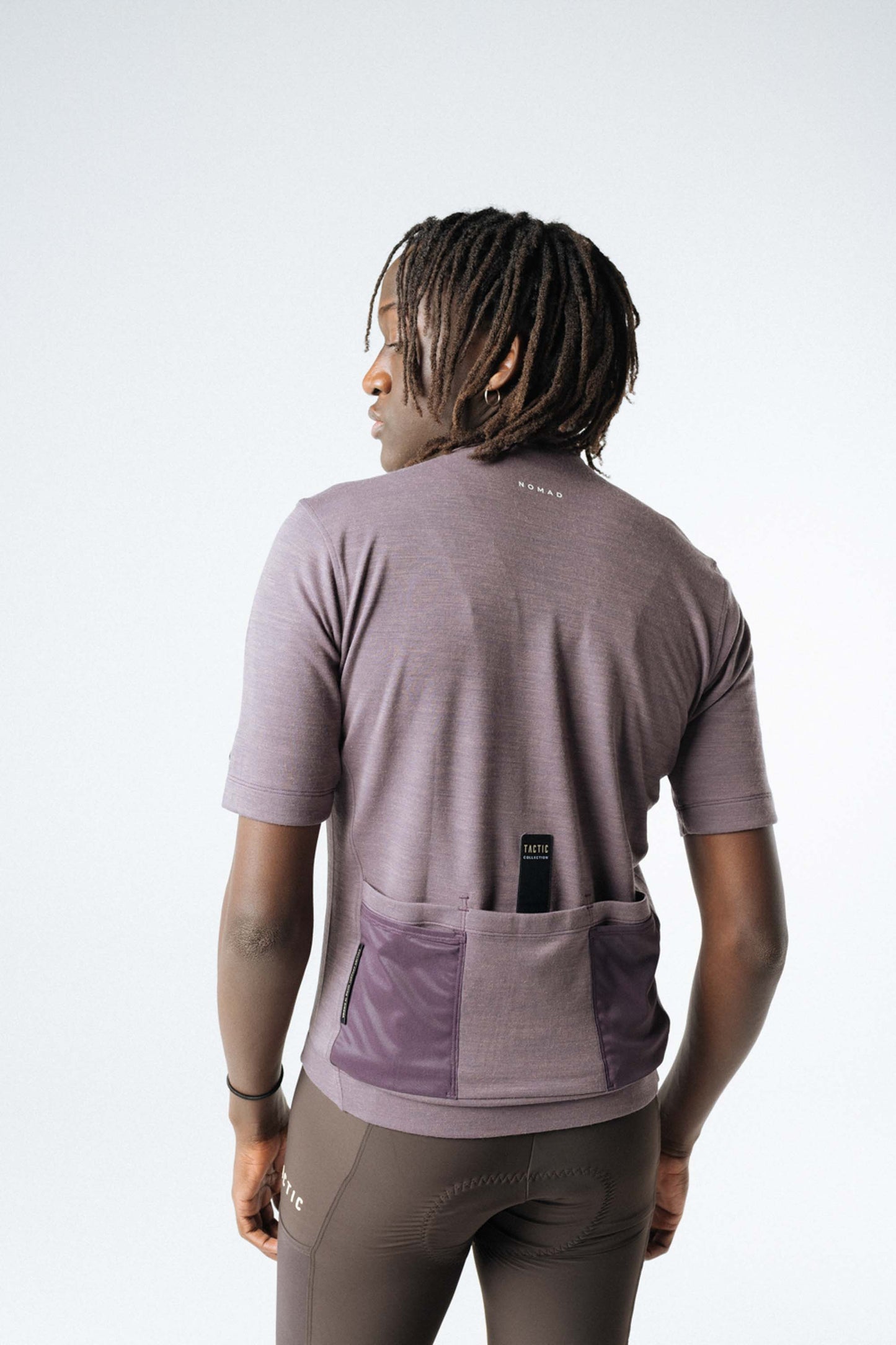 Maillot Manches Courtes Nomad Mérinos - Purple