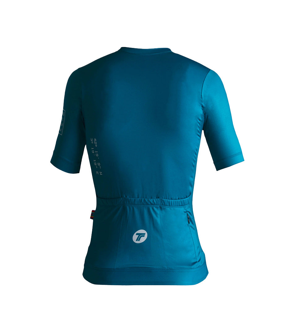 Women's Hard Day Short Sleeve Jersey - Blue