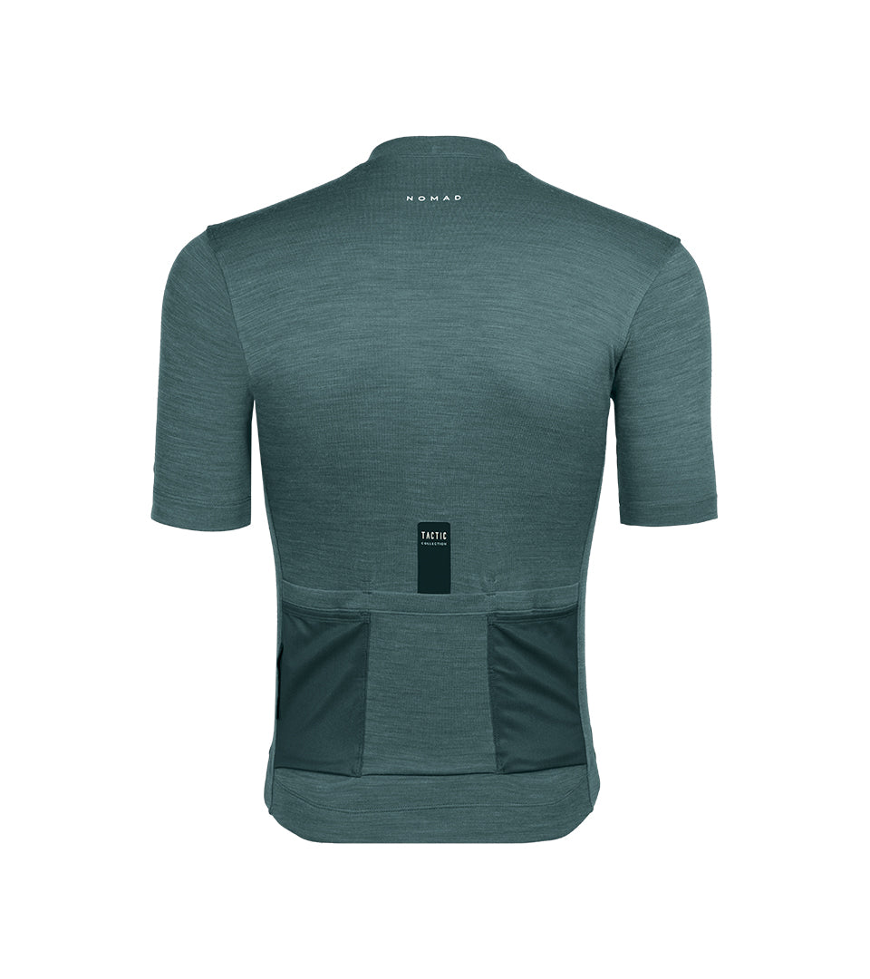 Maillot Manga Corta Nomad Merino - Green