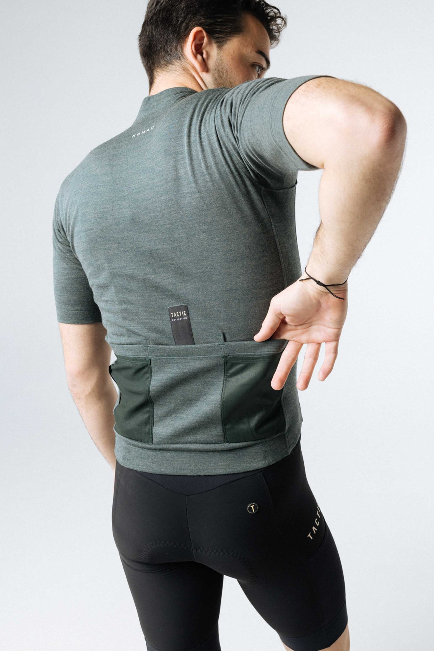 Maillot Manga Corta Nomad Merino - Green