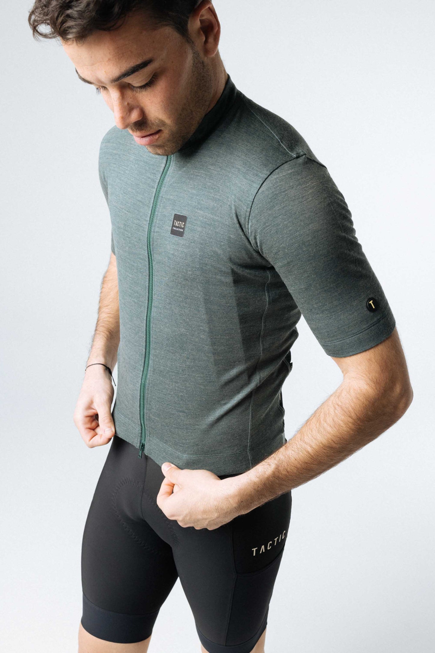Maillot Manga Corta Nomad Merino - Green