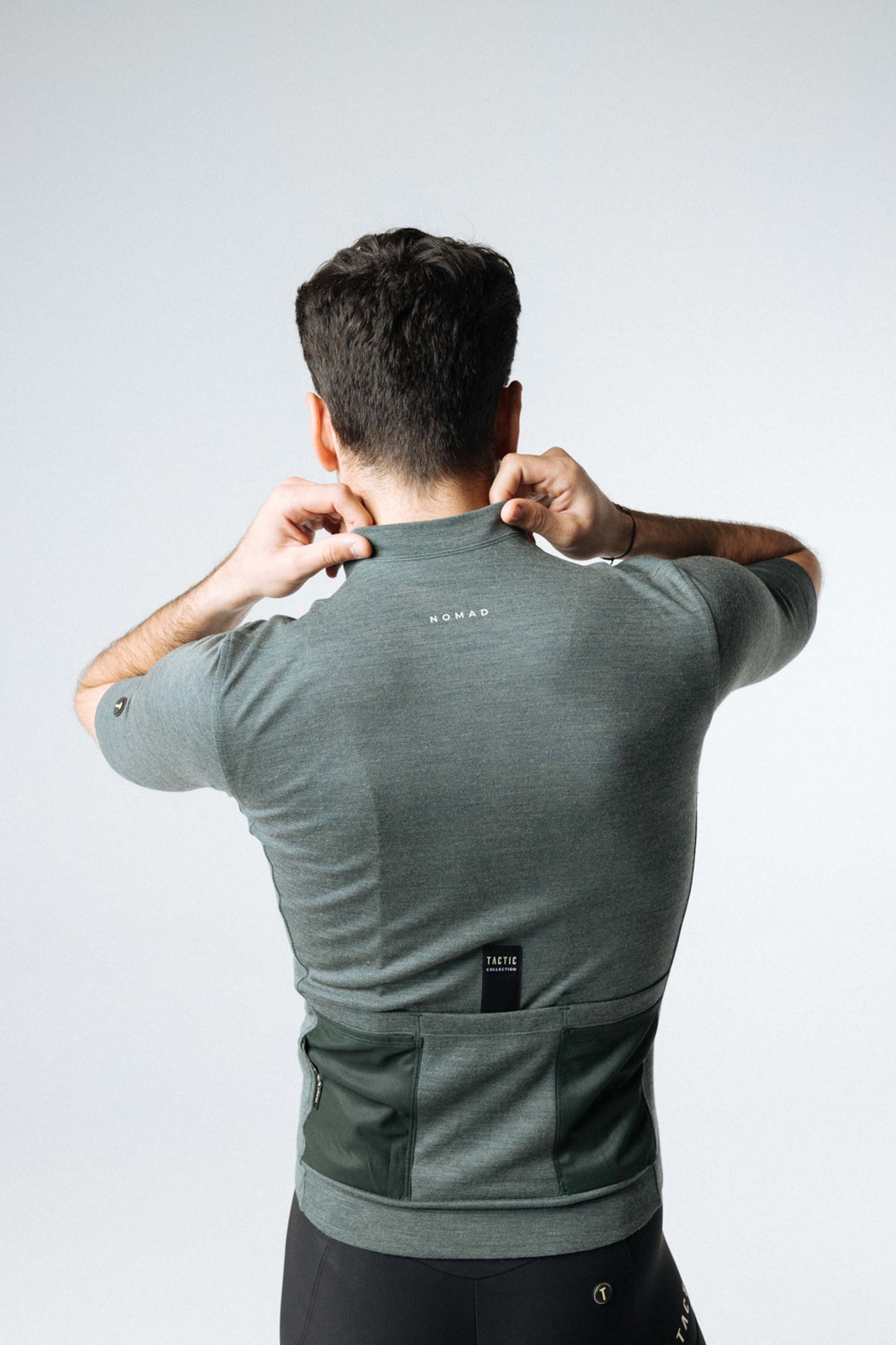 Maillot Manga Corta Nomad Merino - Green