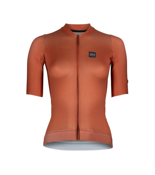 Maillot Manches Courtes Signature Essence Femme - Chestnut