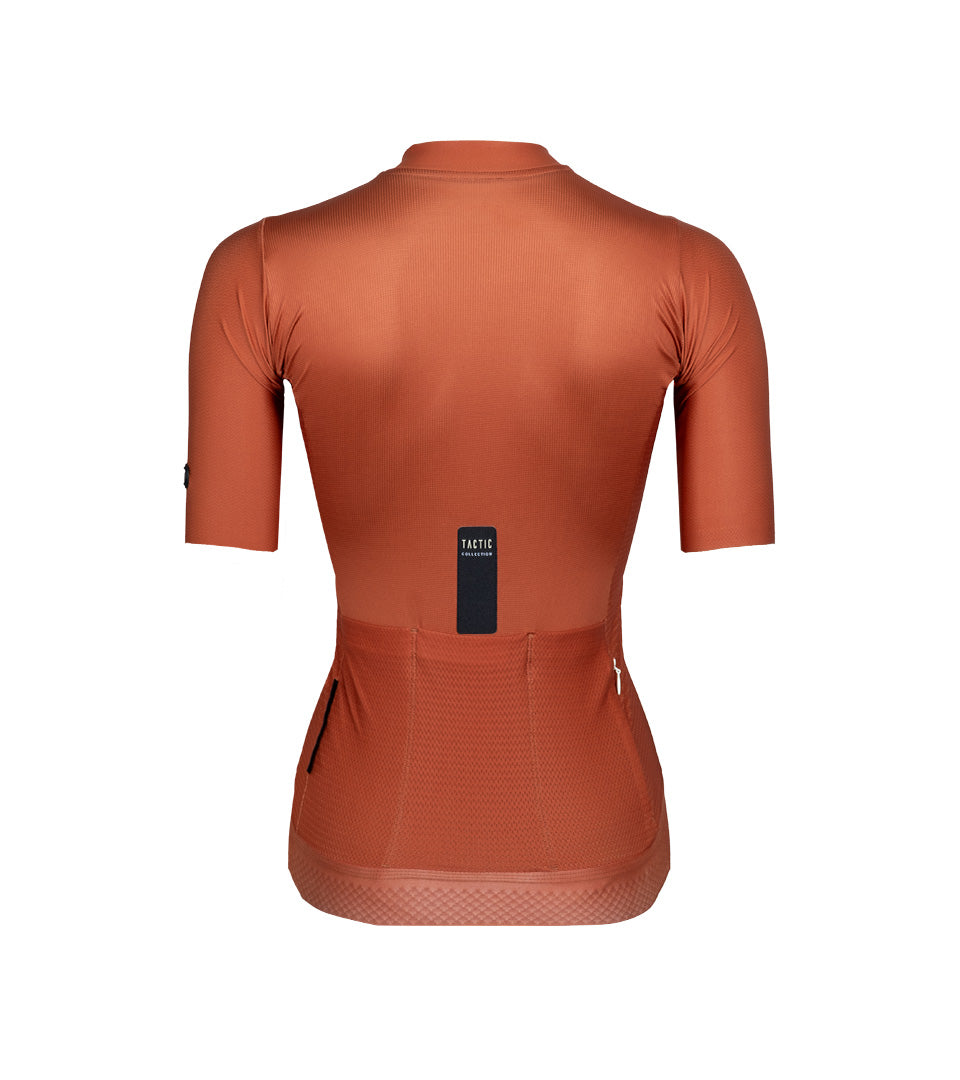 Maillot Manches Courtes Signature Essence Femme - Chestnut