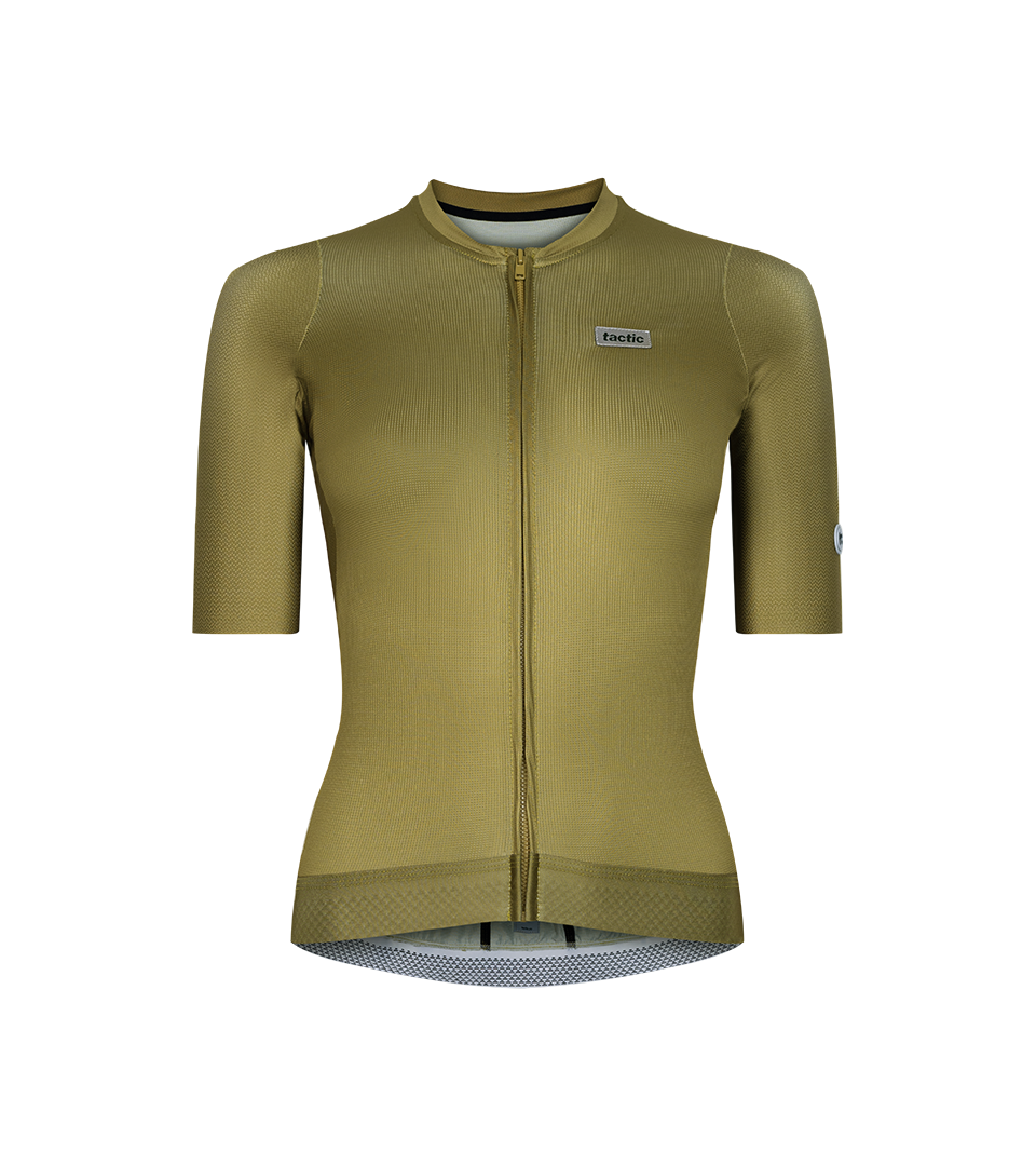 Maillot Manga Corta Signature Essence Mujer - Ochre