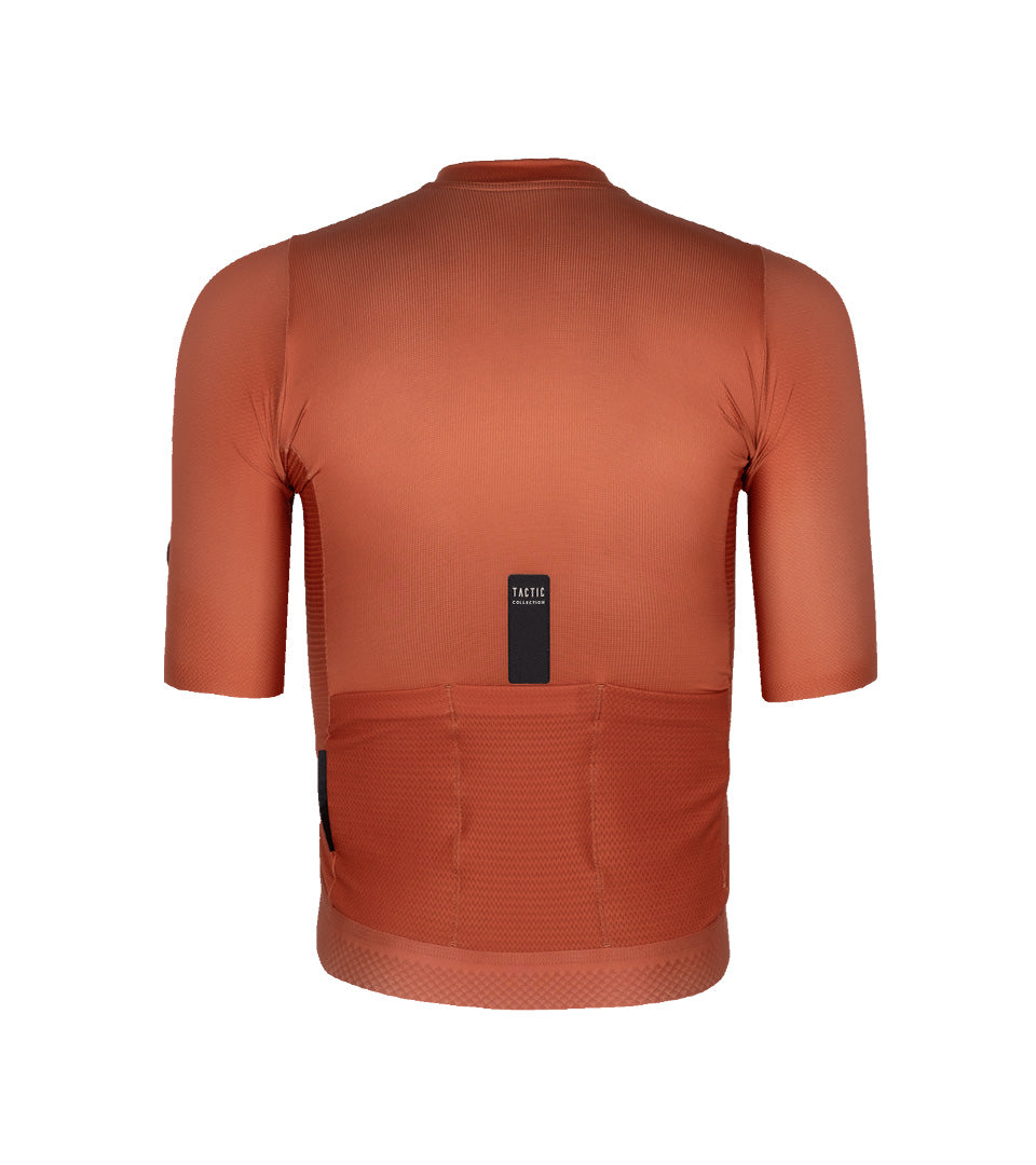 Maillot Manches Courtes Signature Essence Homme - Chestnut