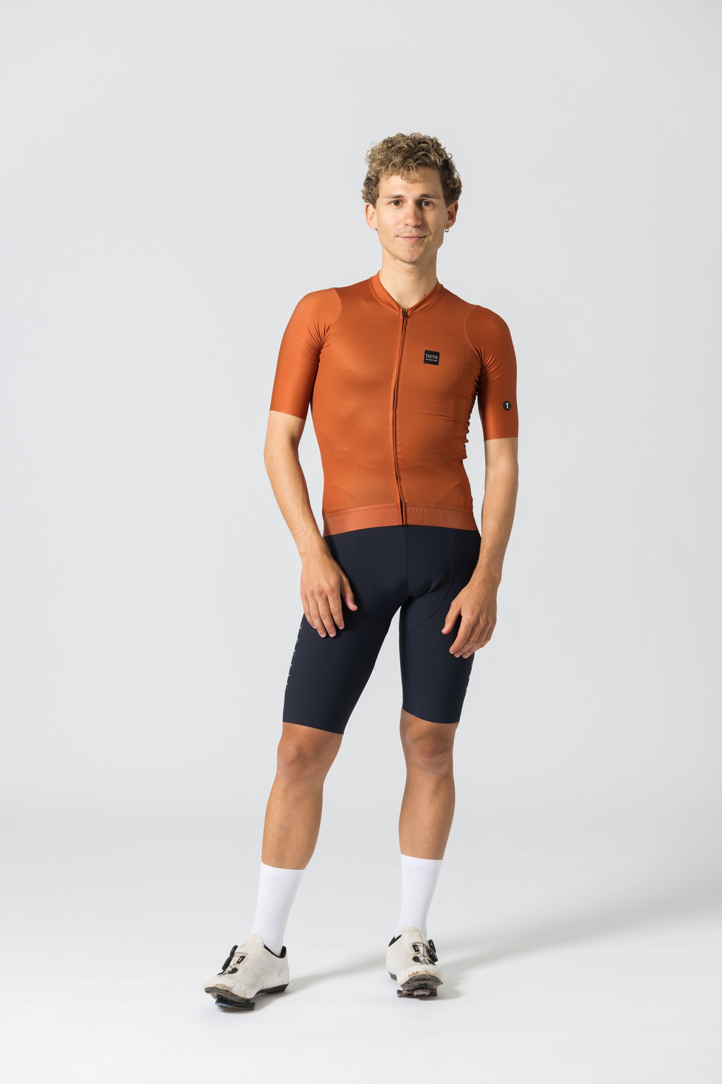 Maillot Manches Courtes Signature Essence Homme - Chestnut