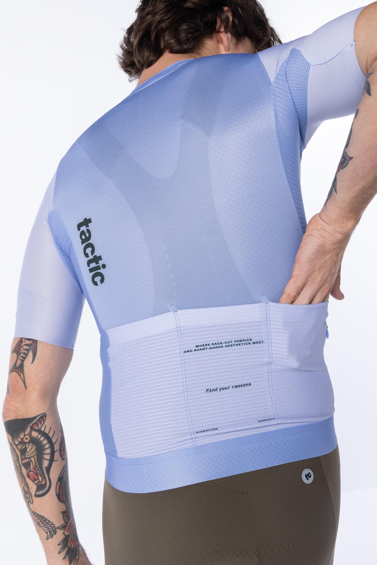 Men's Signature Essence Short Sleeve Jersey - Sky Blue