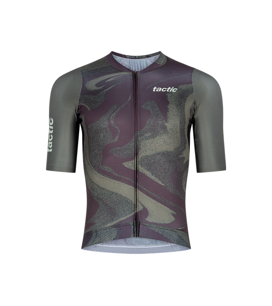 Maillot Manches Courtes Divide Homme - Green