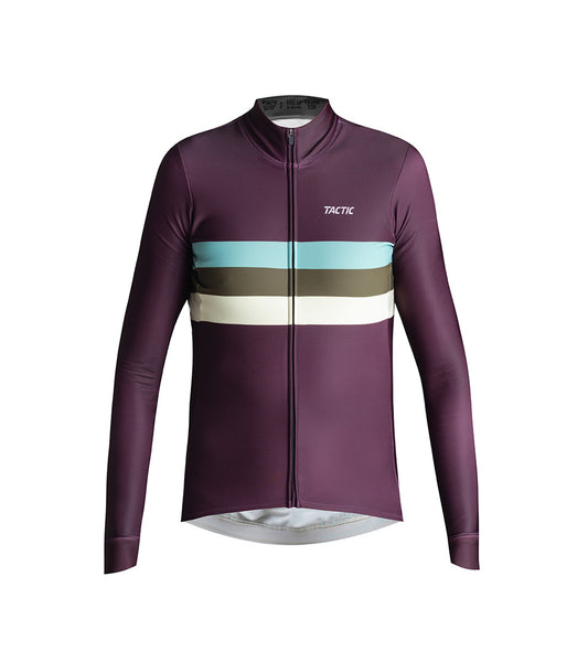 Maillot Manches Longues Hard Day Homme - Burgundy