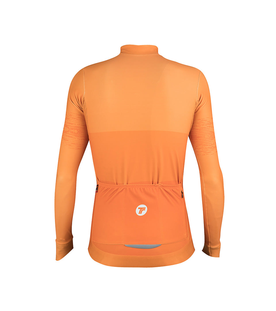 Maillot Manches Longues Hard Day Homme - Pumpkin
