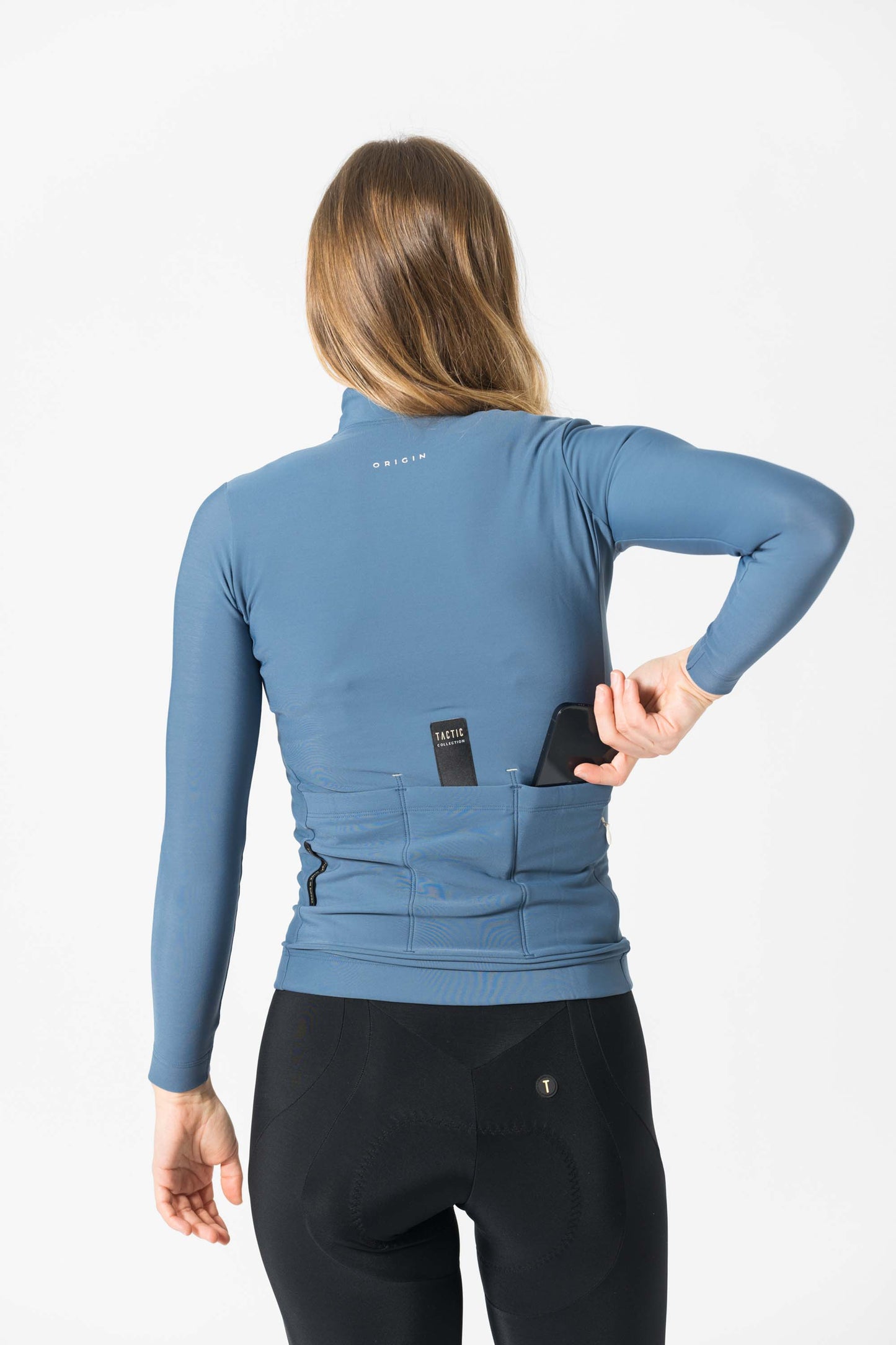 Maillot Manga Larga Origin Mujer - Blue