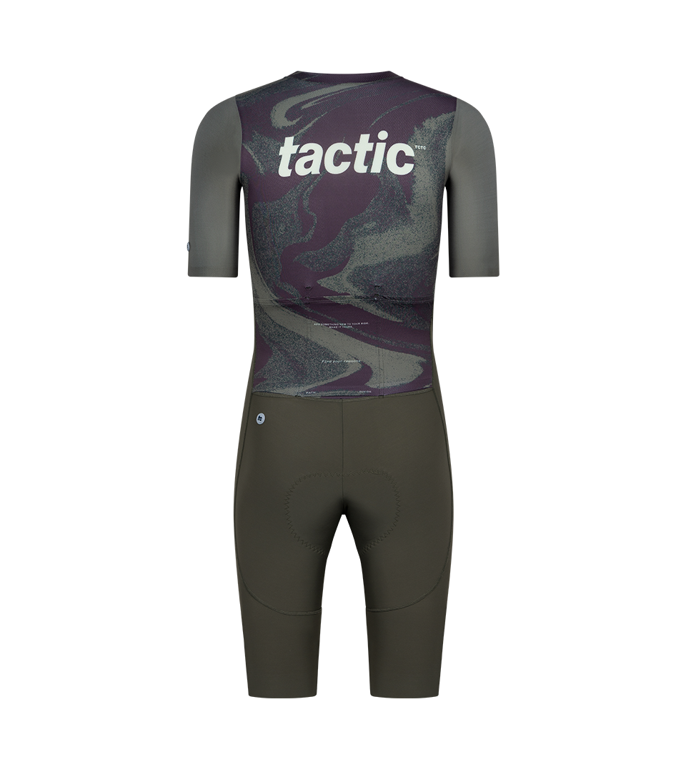 Divide Short Sleeve Skinsuit - Green