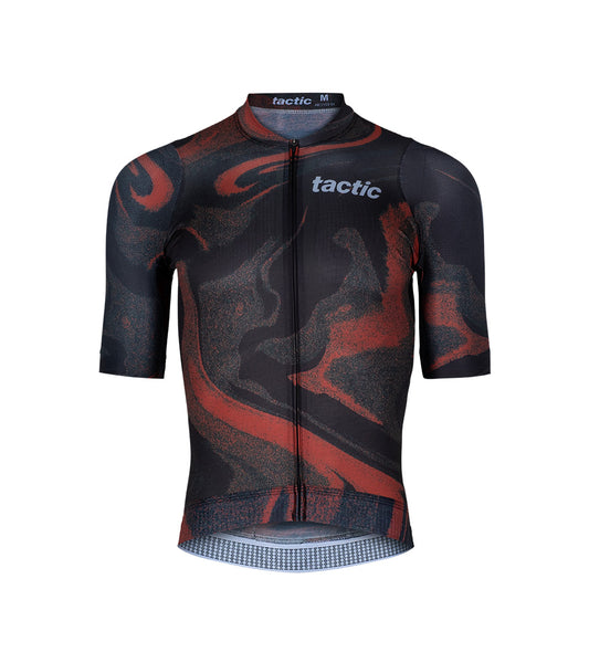 Maillot Manches Courtes Divide Homme - Red