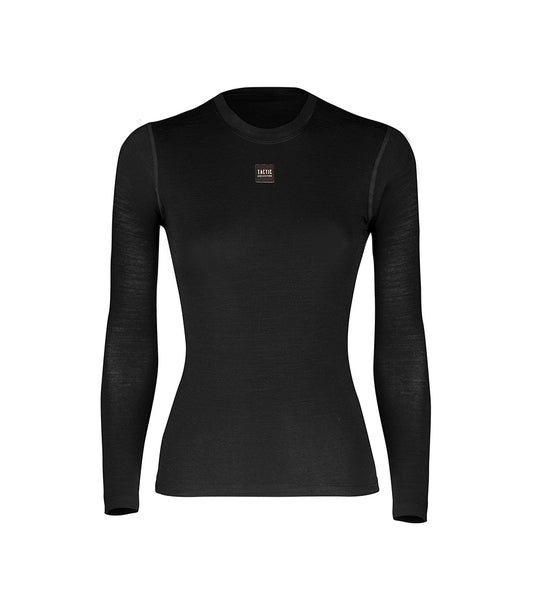 Samarreta Interior Màniga Llarga Merino Dona - Black