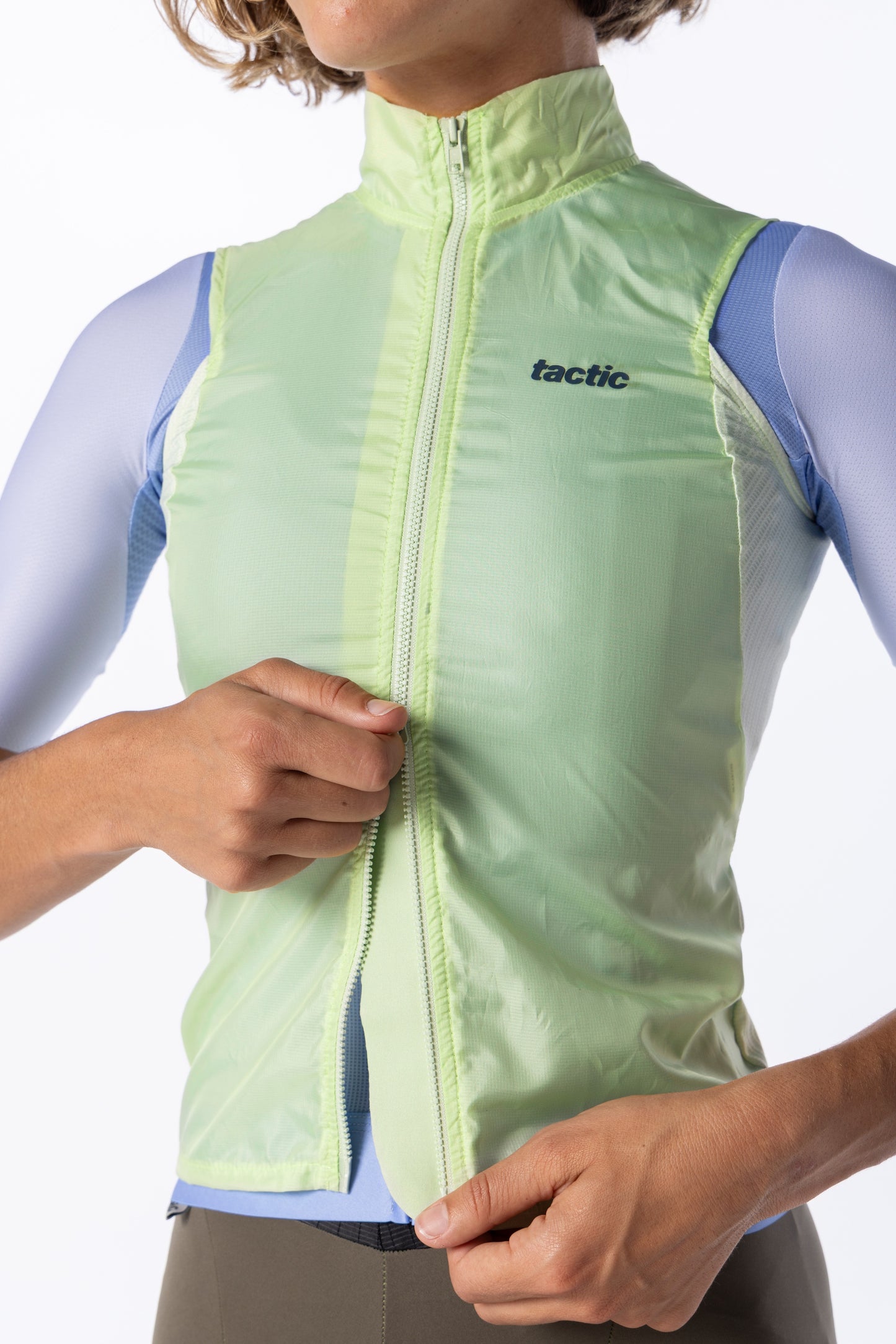 Women's Skurt Windproof Gilet - Lime