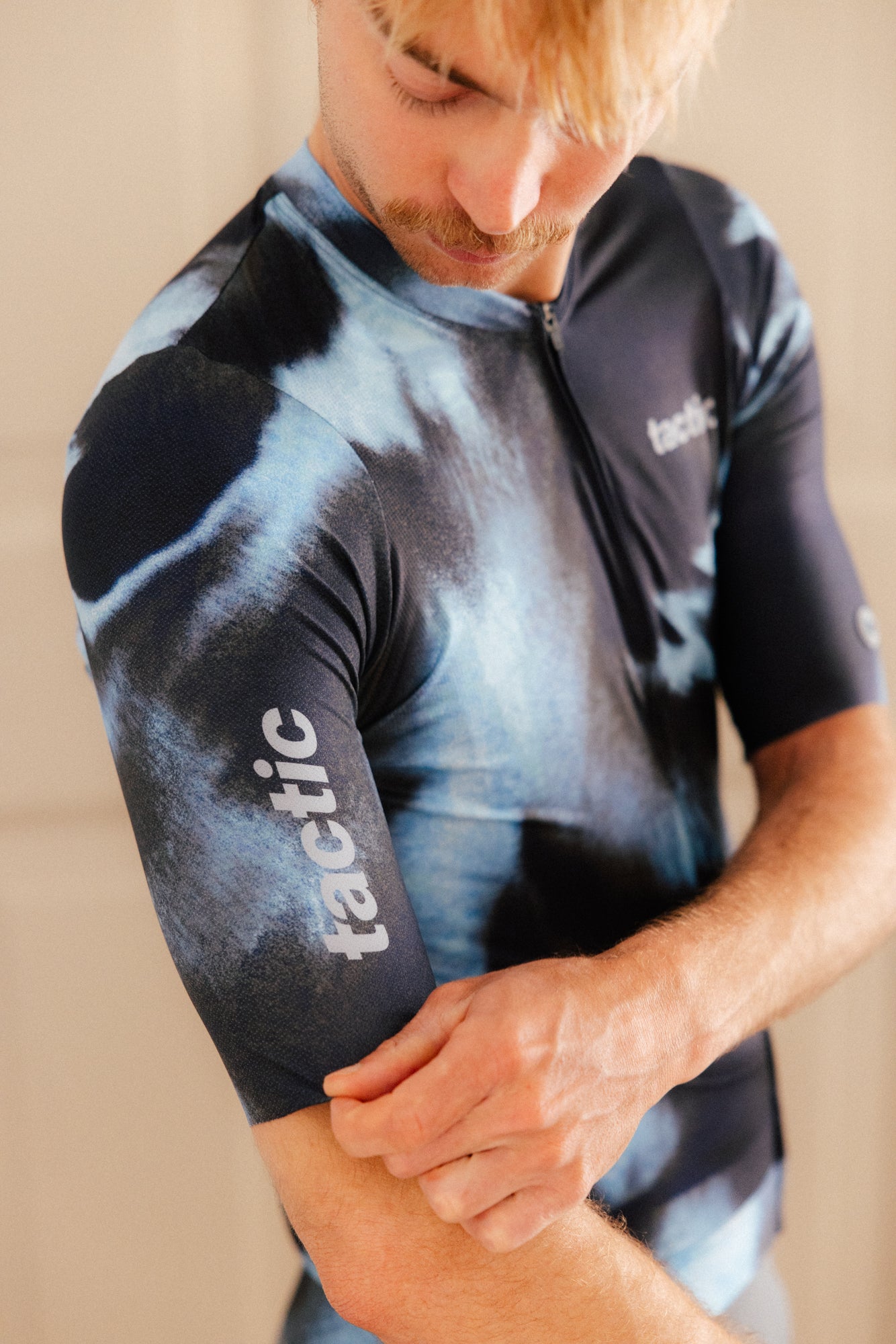 Men's Divide Short Sleeve Jersey - Blue