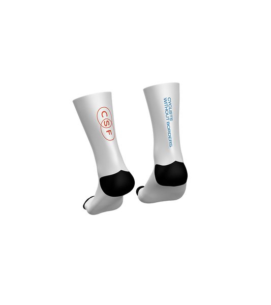 Bicicletas sin fronteras Socks - White