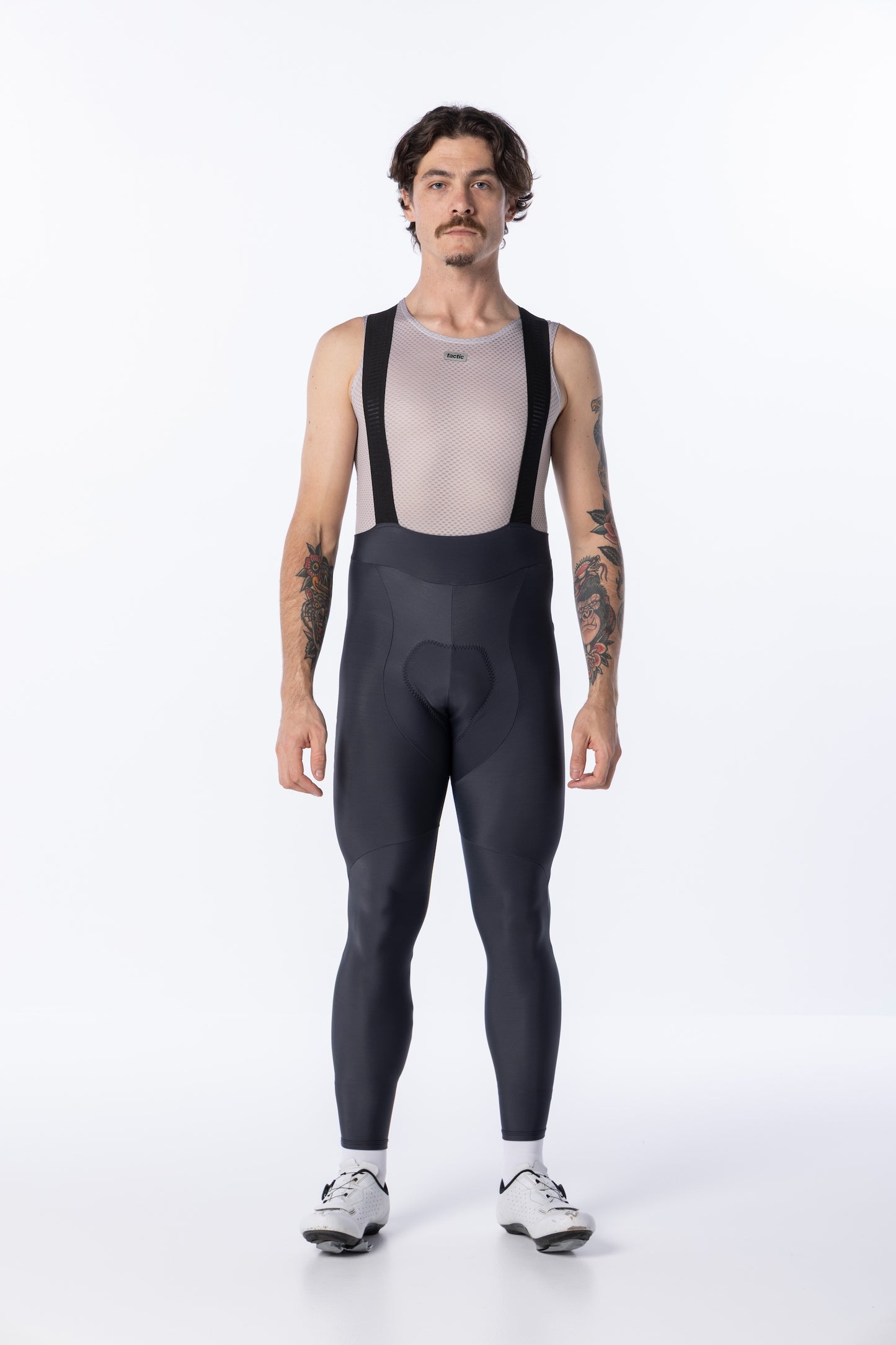 Men's Retrace Bib Tights - Grey