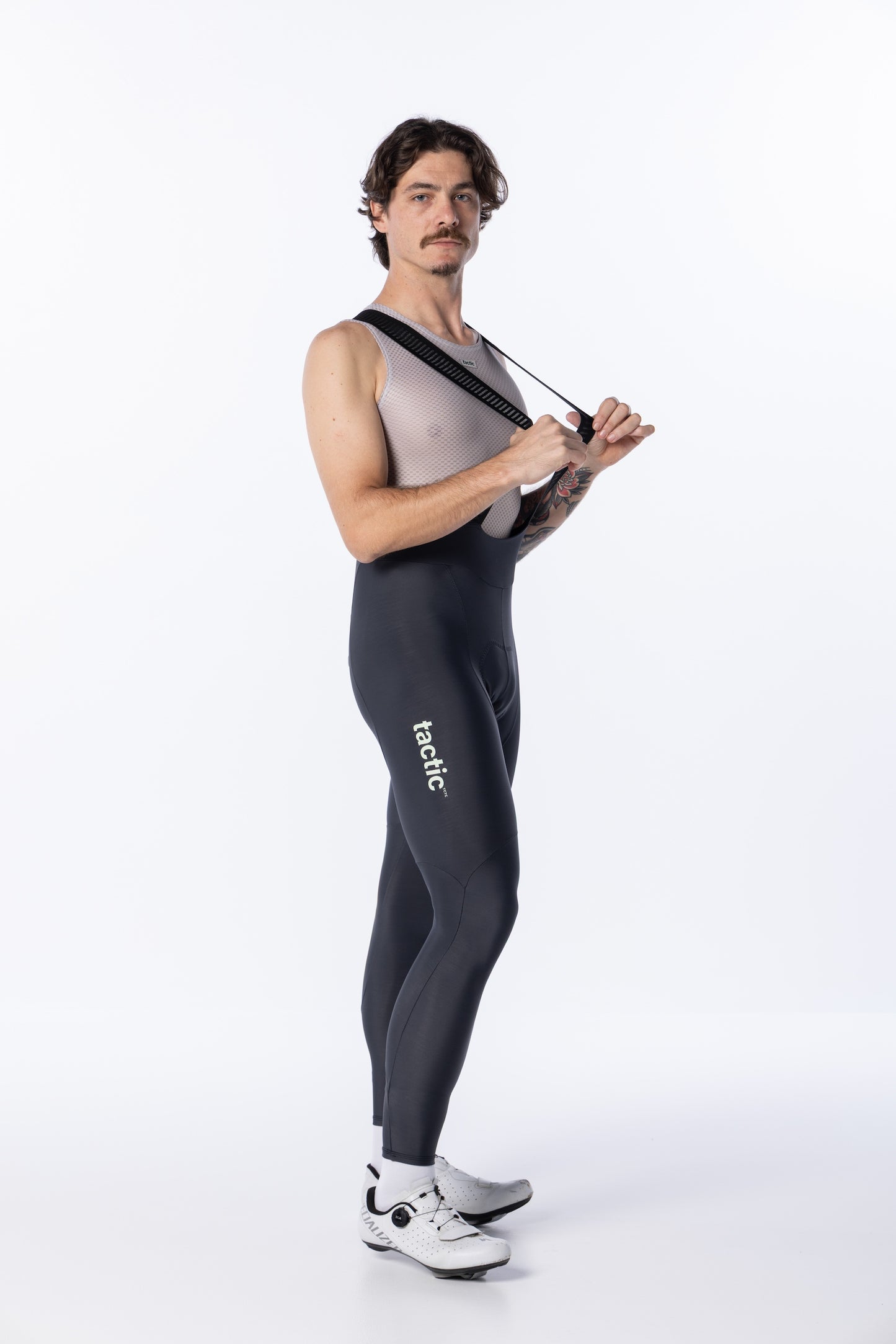 Men's Retrace Bib Tights - Grey