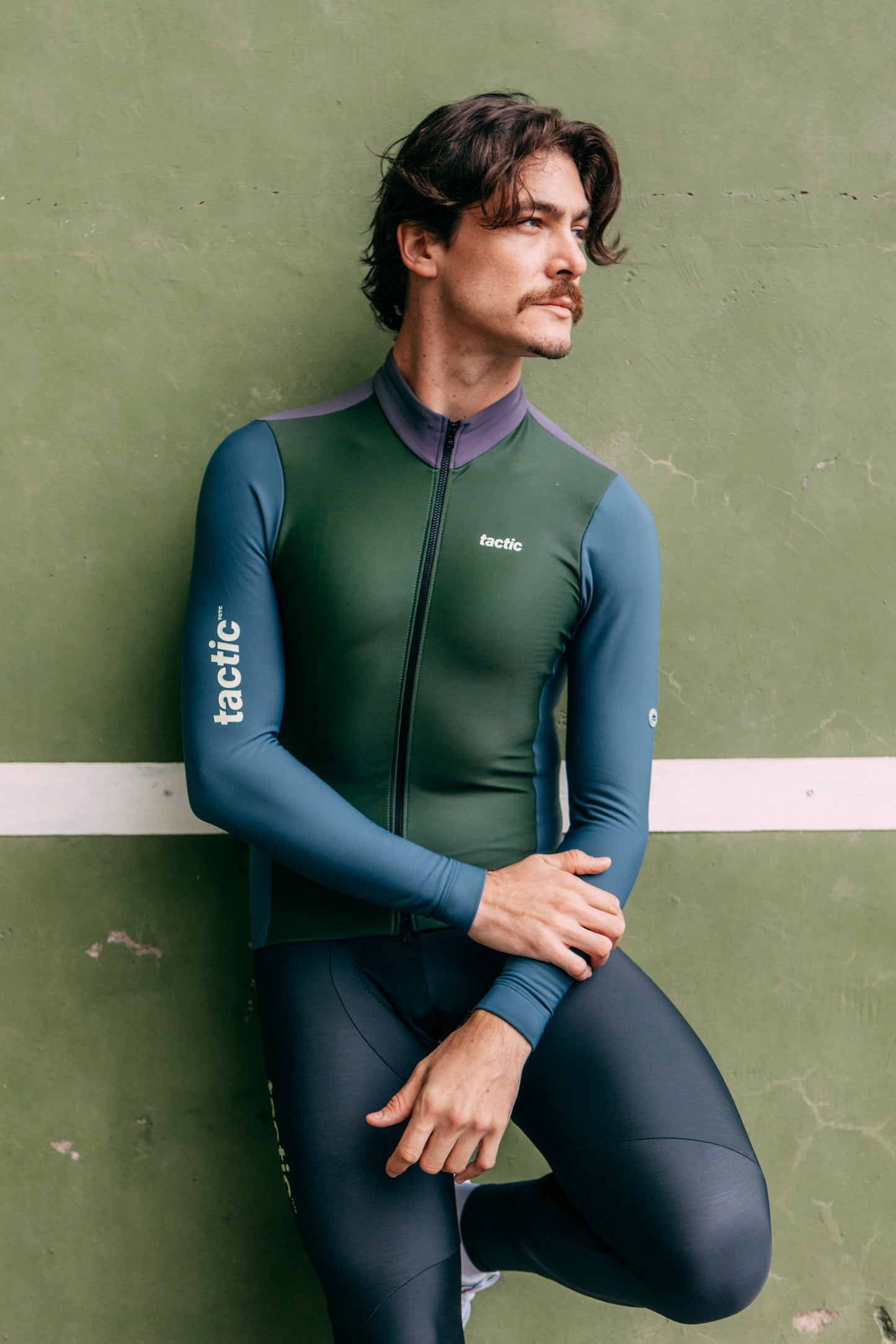 Men's Retrace Long Sleeve Jersey - Green