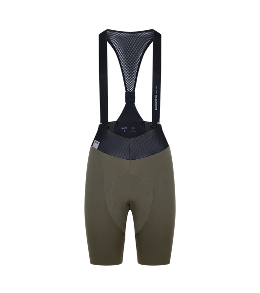 Women's Origin Ultimate Bib Shorts - Brown