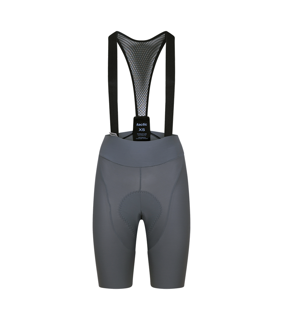 Women's Signature Ultimate Bib Shorts - Grey