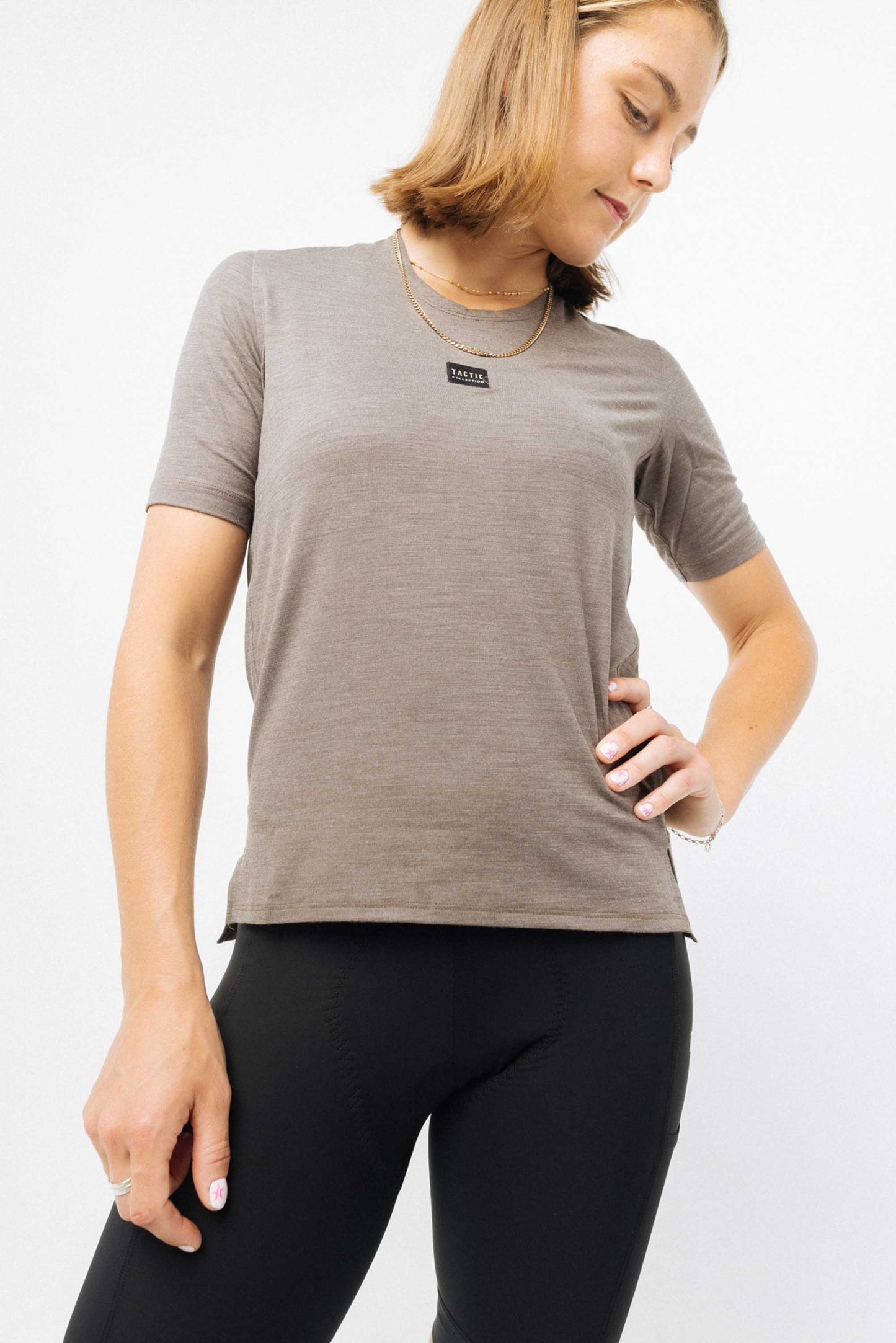 T-Shirt Nomad Mérinos - Brown