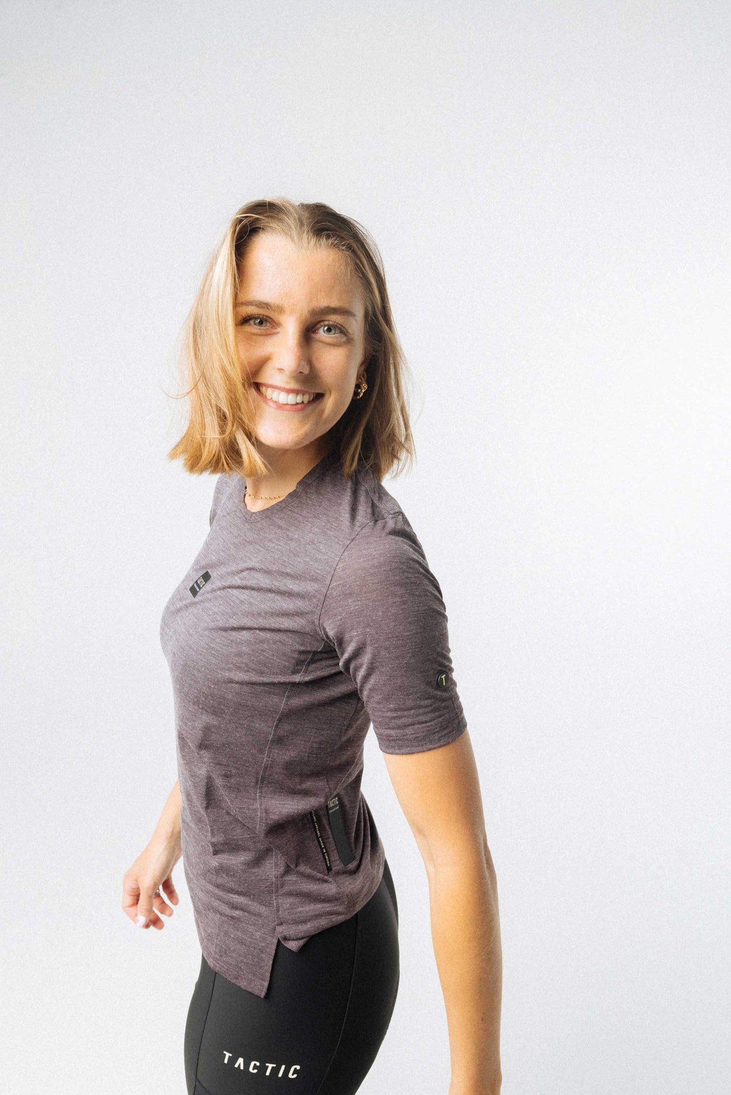 T-Shirt Nomad Mérinos - Purple