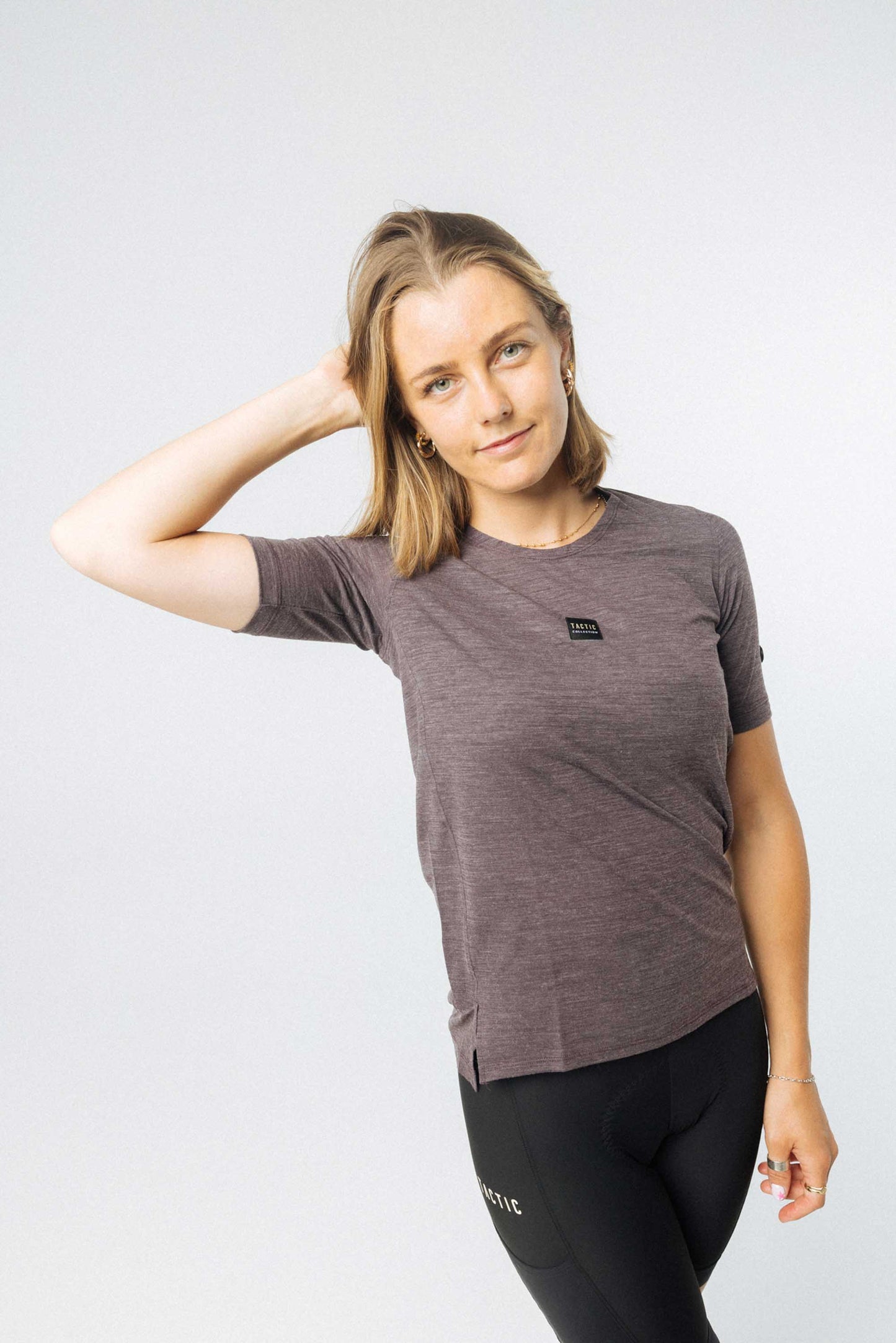 T-Shirt Nomad Mérinos - Purple