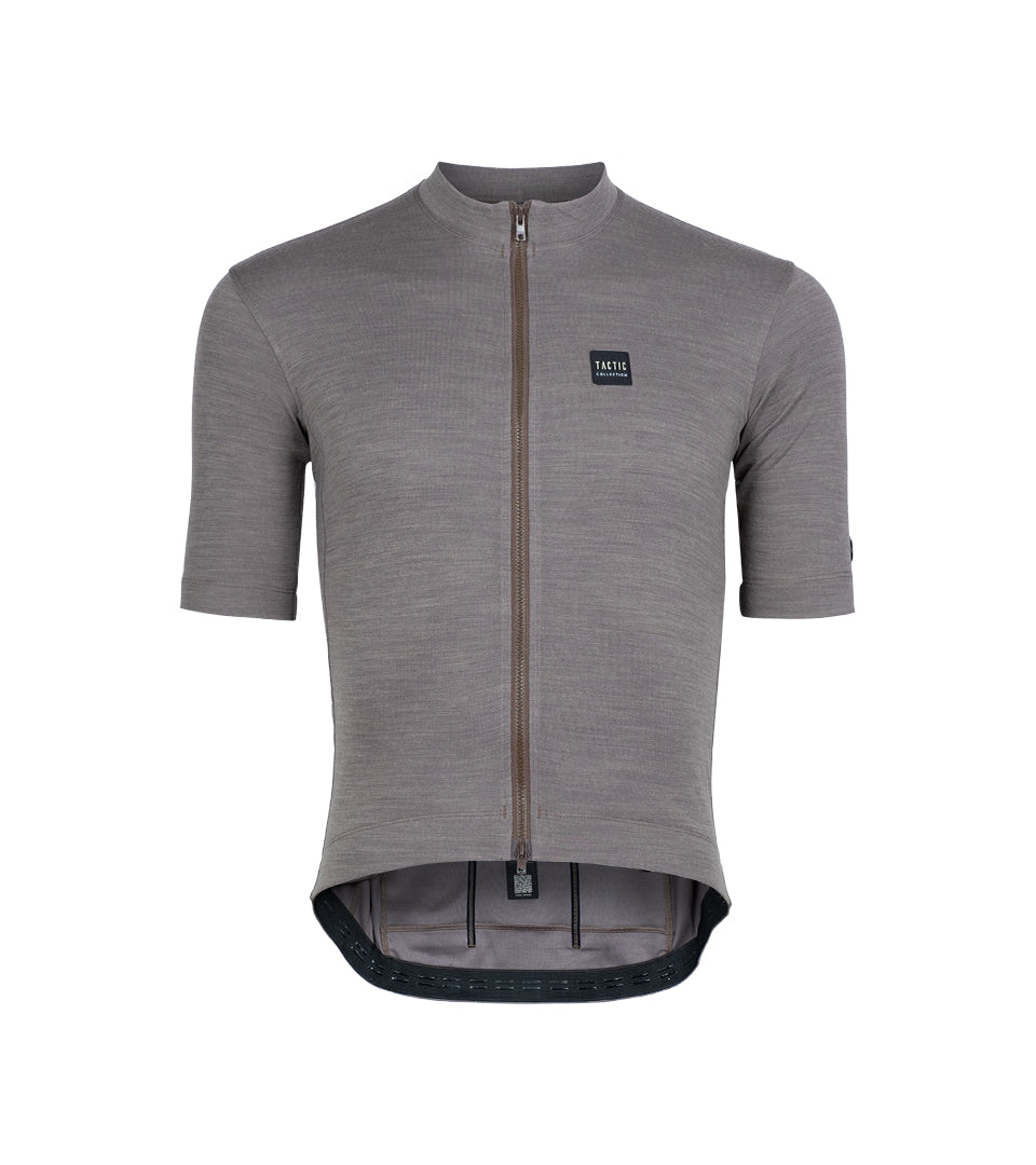 Nomad Short Sleeve Jersey Merino - Brown