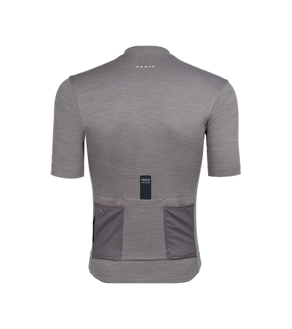 Nomad Short Sleeve Jersey Merino - Brown