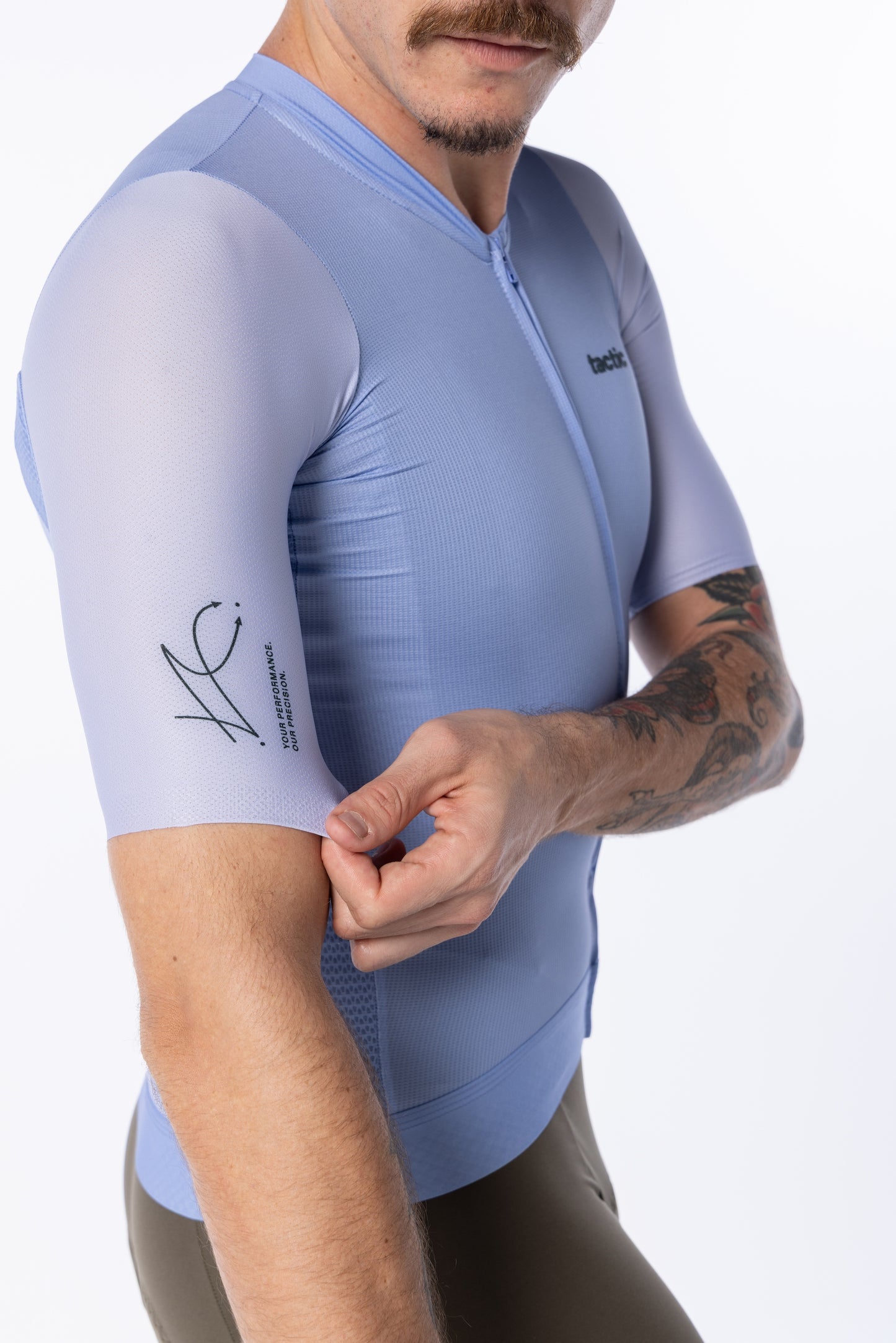 Men's Signature Essence Short Sleeve Jersey - Sky Blue