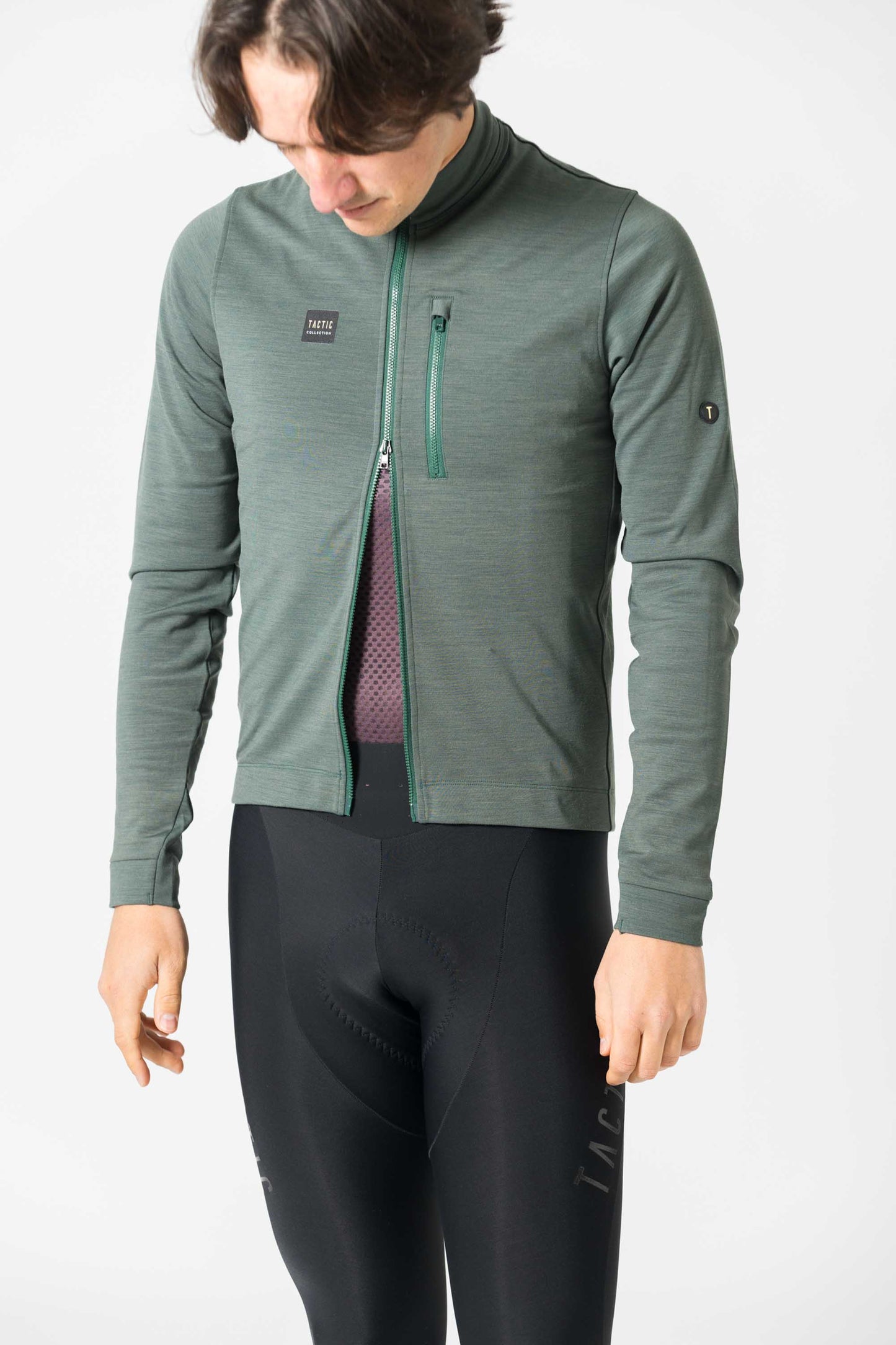 Nomad Long Sleeve Jersey Merino - Green