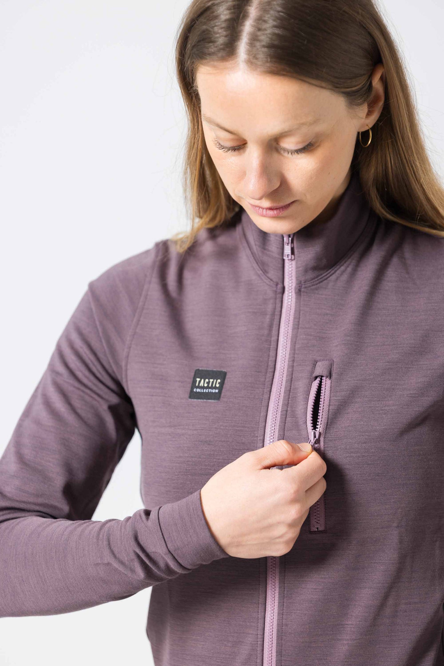 Veste Nomad Mérinos - Purple