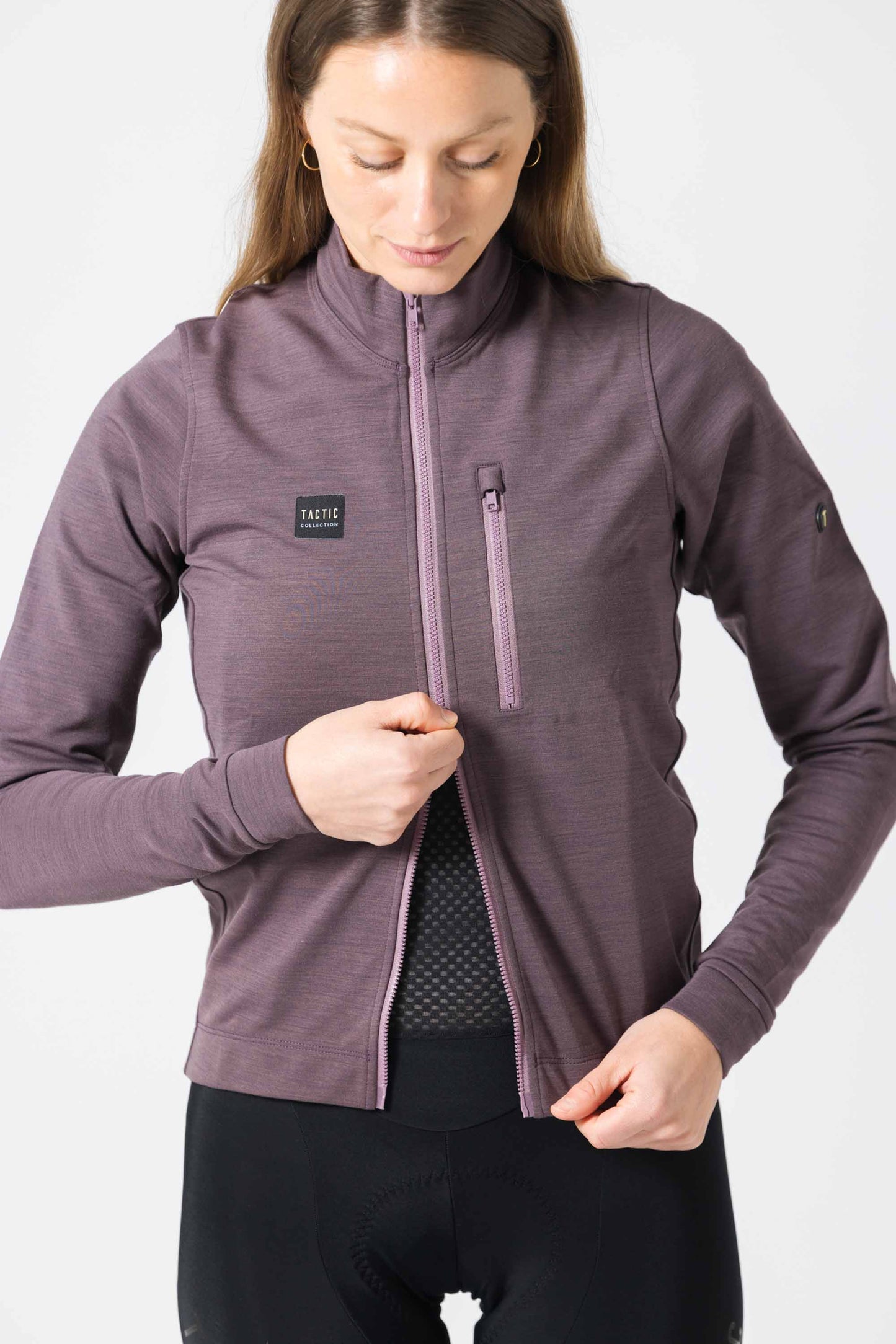 Veste Nomad Mérinos - Purple