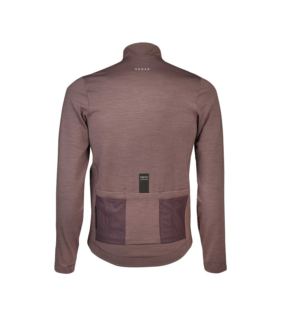 Nomad Long Sleeve Jersey Merino - Purple