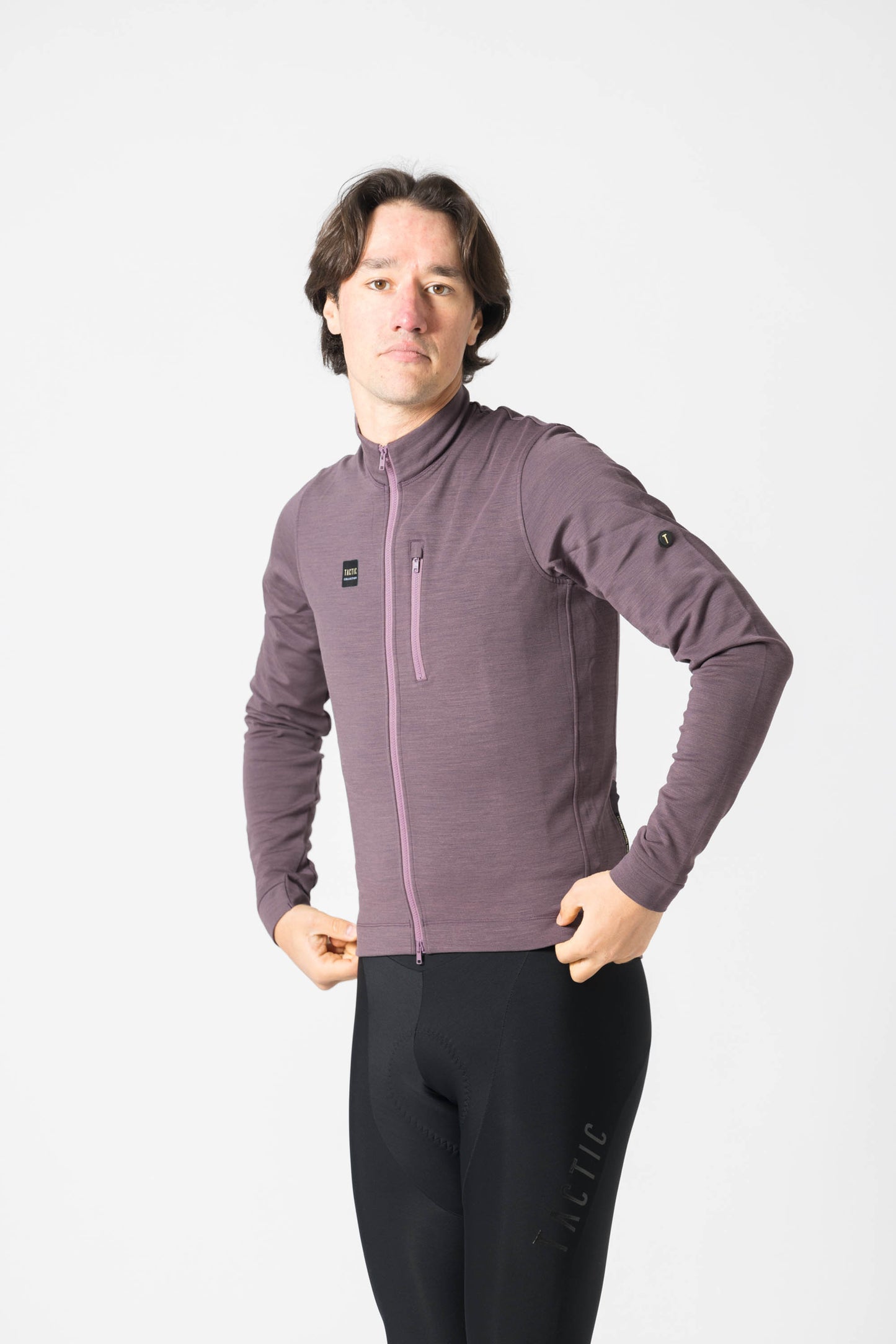 Nomad Long Sleeve Jersey Merino - Purple