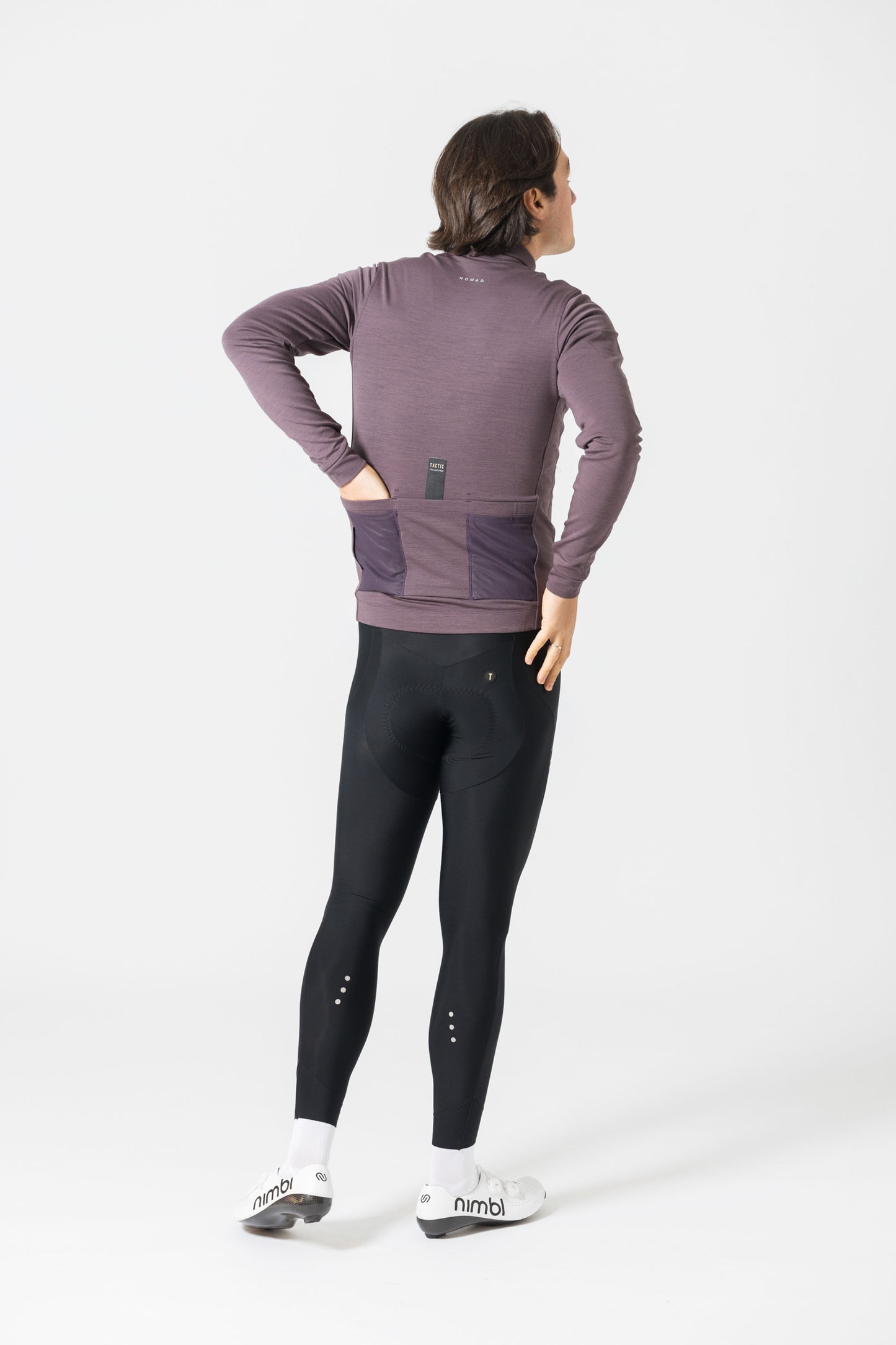 Nomad Long Sleeve Jersey Merino - Purple