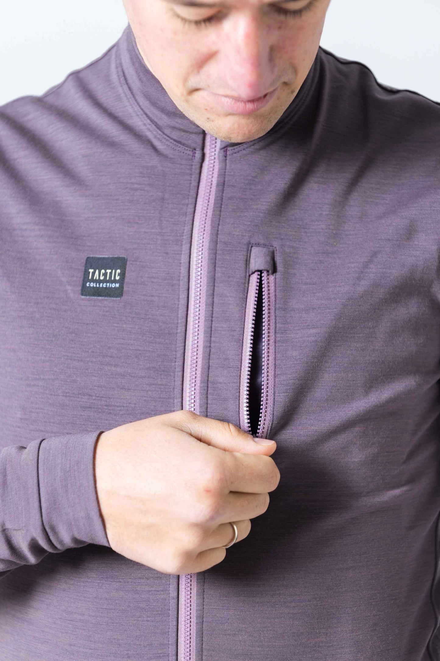 Nomad Long Sleeve Jersey Merino - Purple