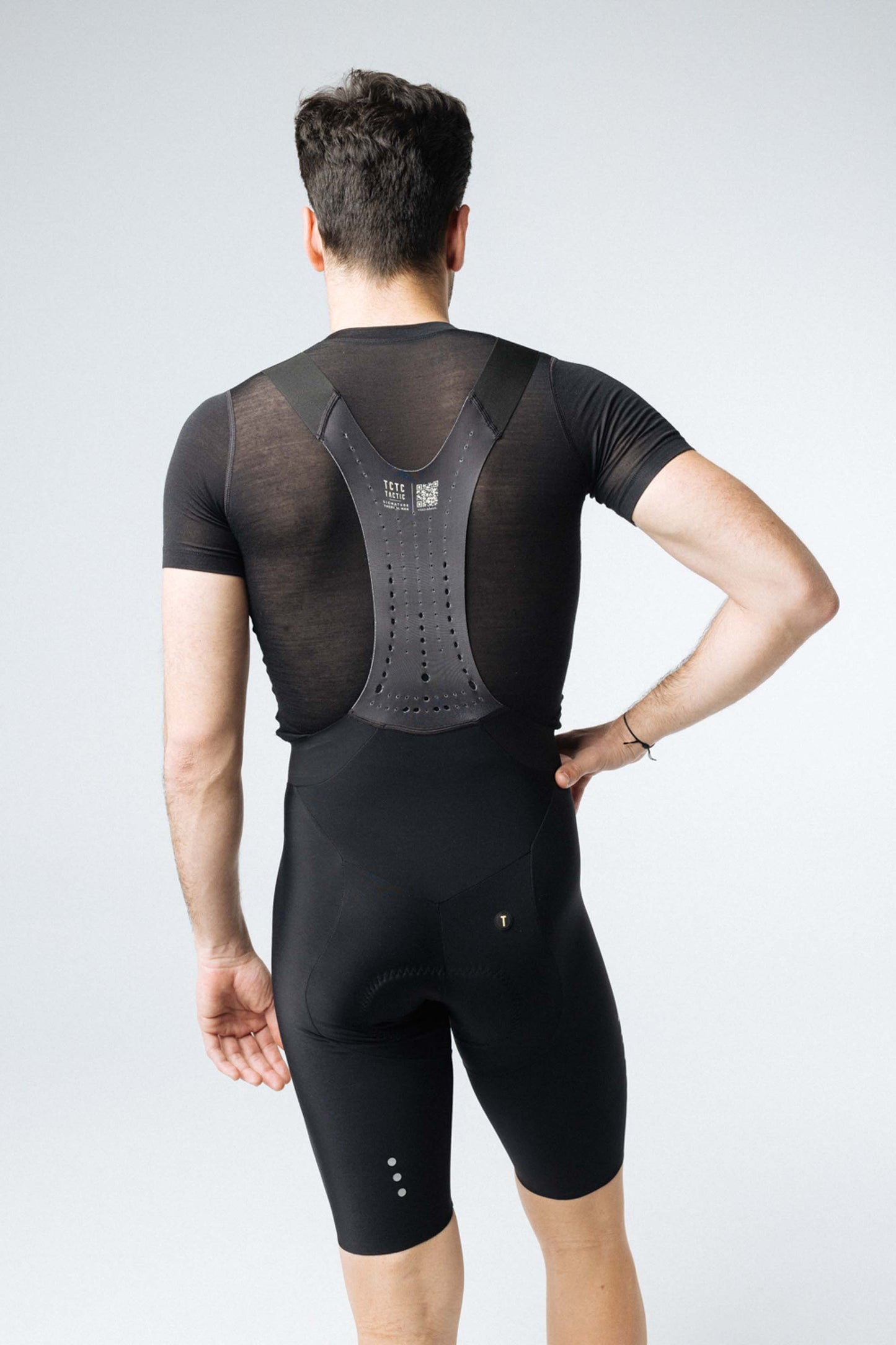 Maillot De Corps Manches Courtes Mérinos Homme - Black