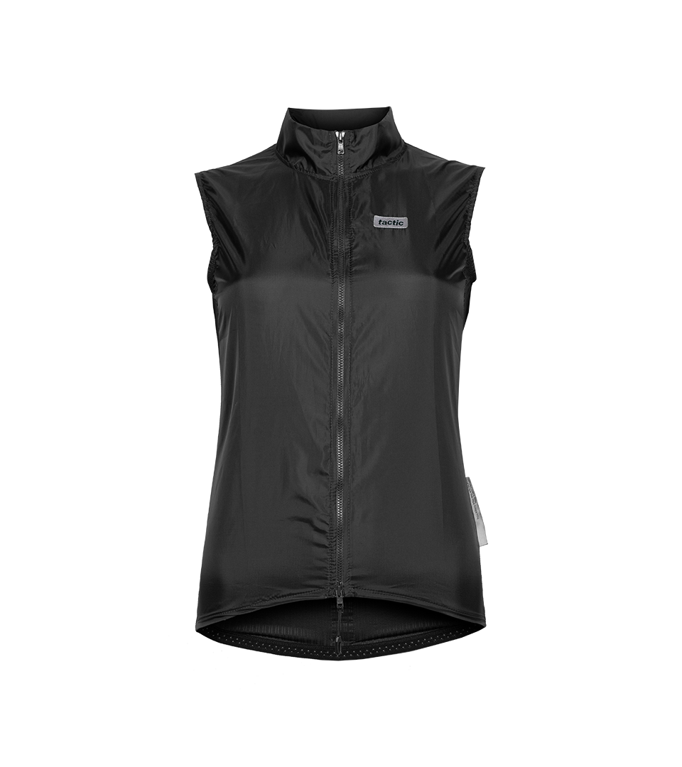 Women's Skurt Windproof Gilet - Black