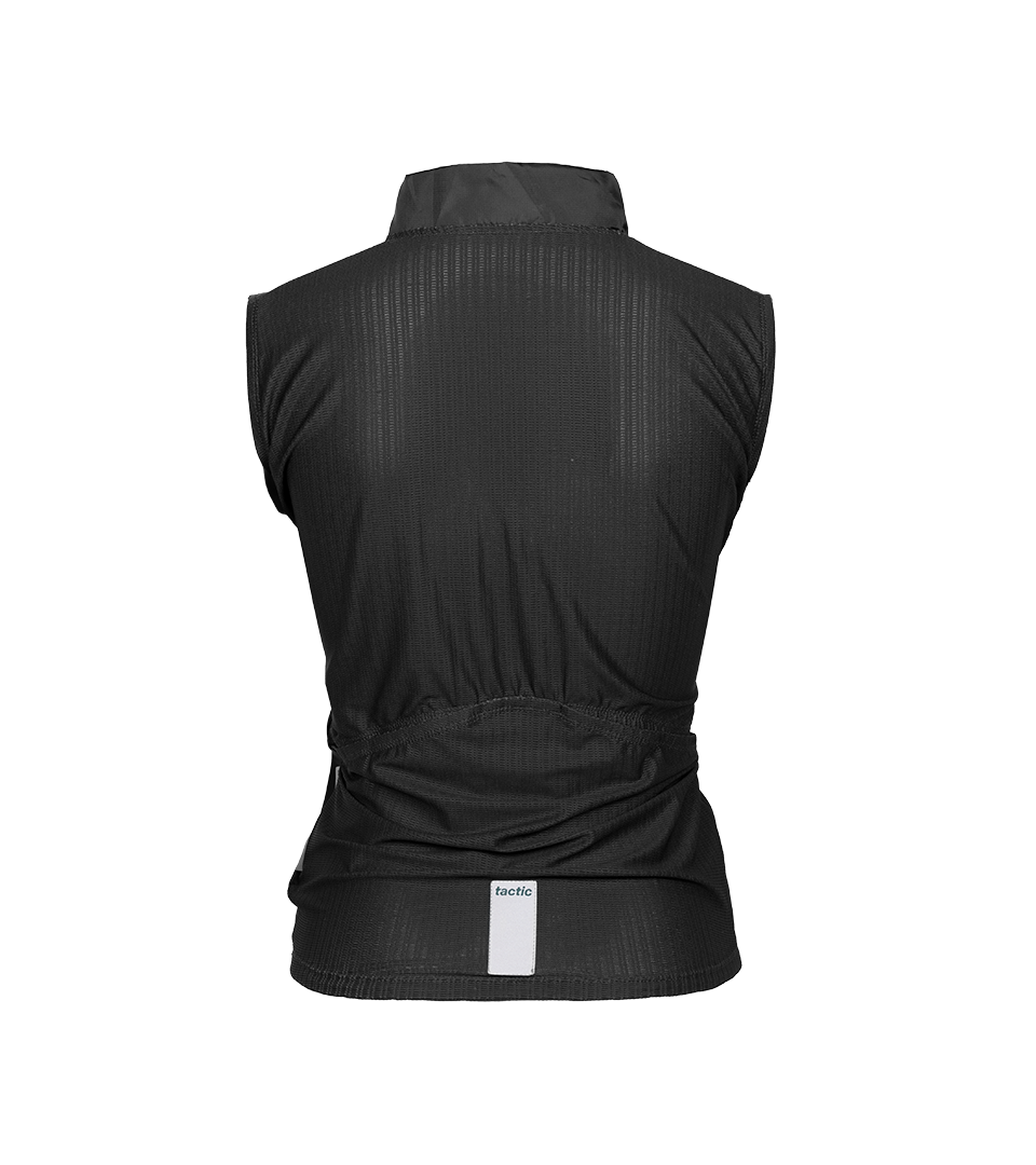 Women's Skurt Windproof Gilet - Black