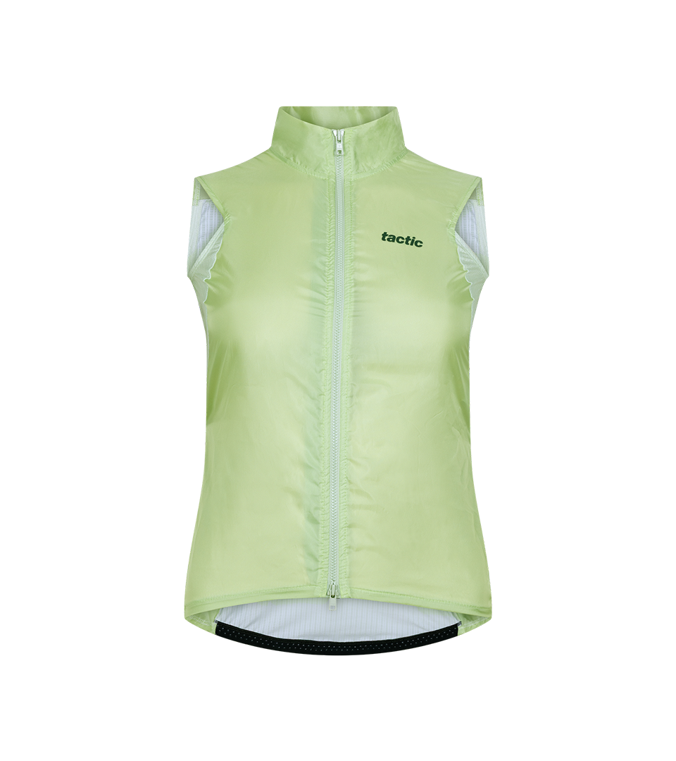 Women's Skurt Windproof Gilet - Lime