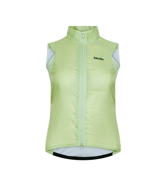 Women's Skurt Windproof Gilet - Lime